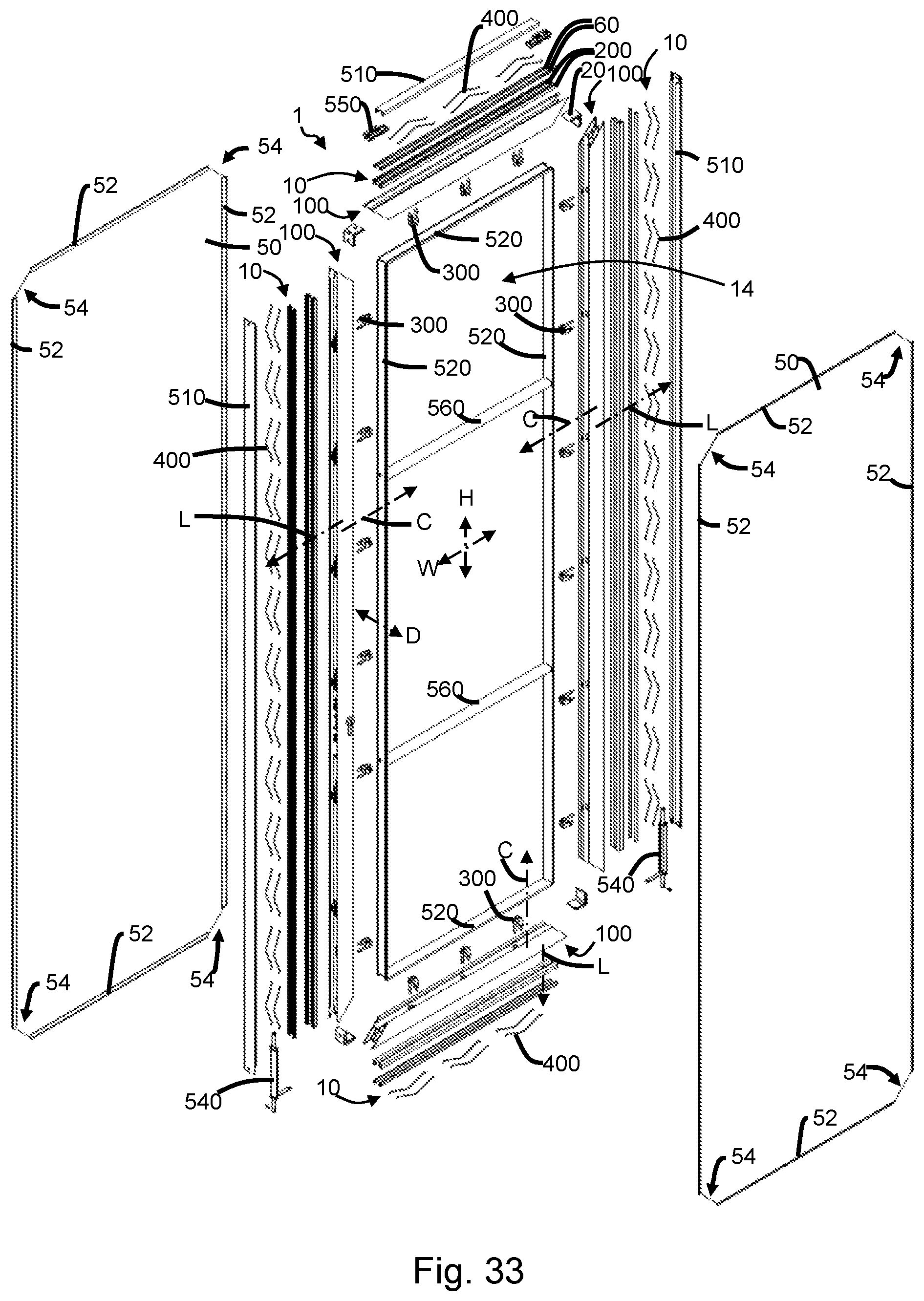 Patent US12492554 Figure 15 – Dynamic canvas tensioning system