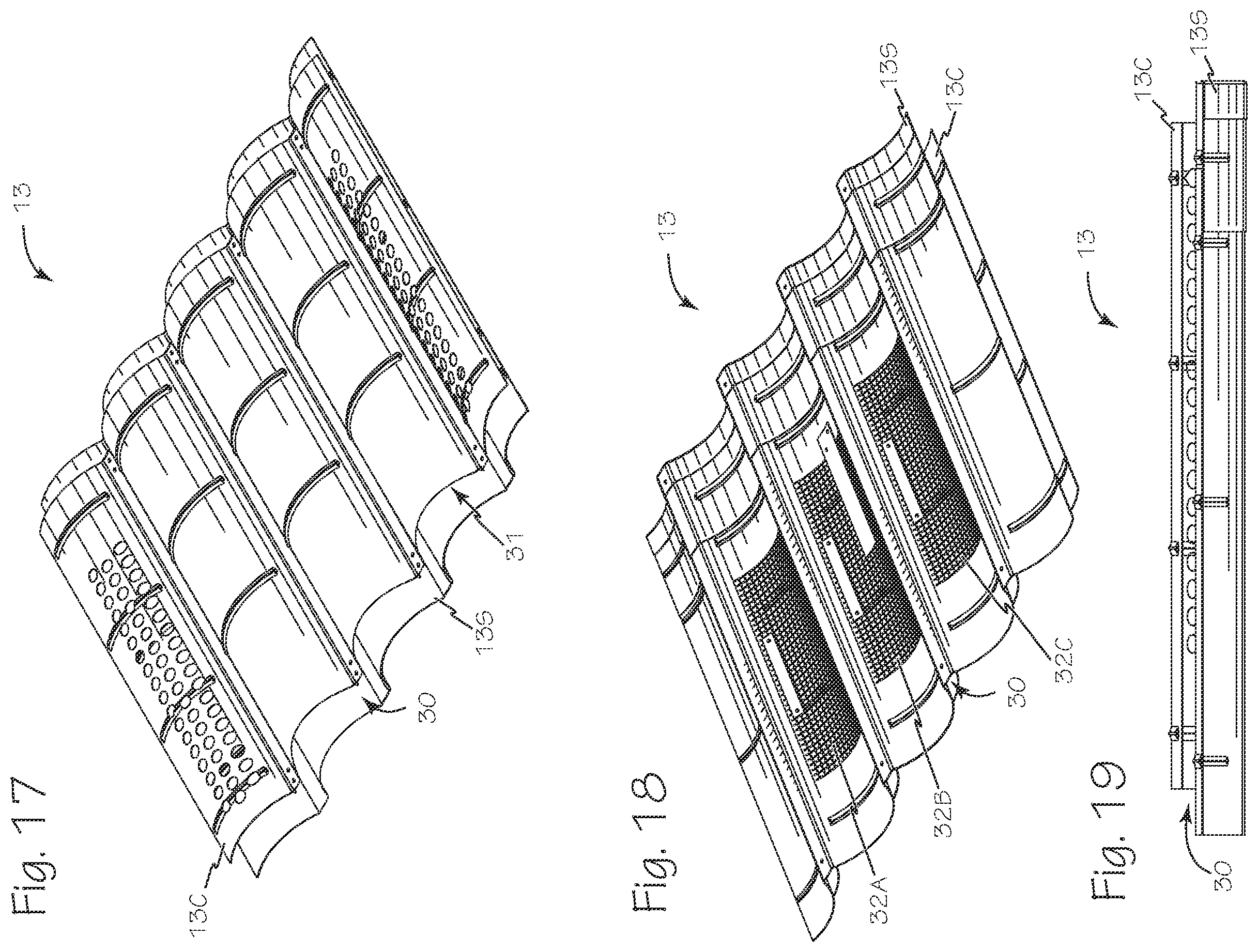 Patent US12492557 Figure 5 – Flame, ember and rain resistant vent inserts for roof vents