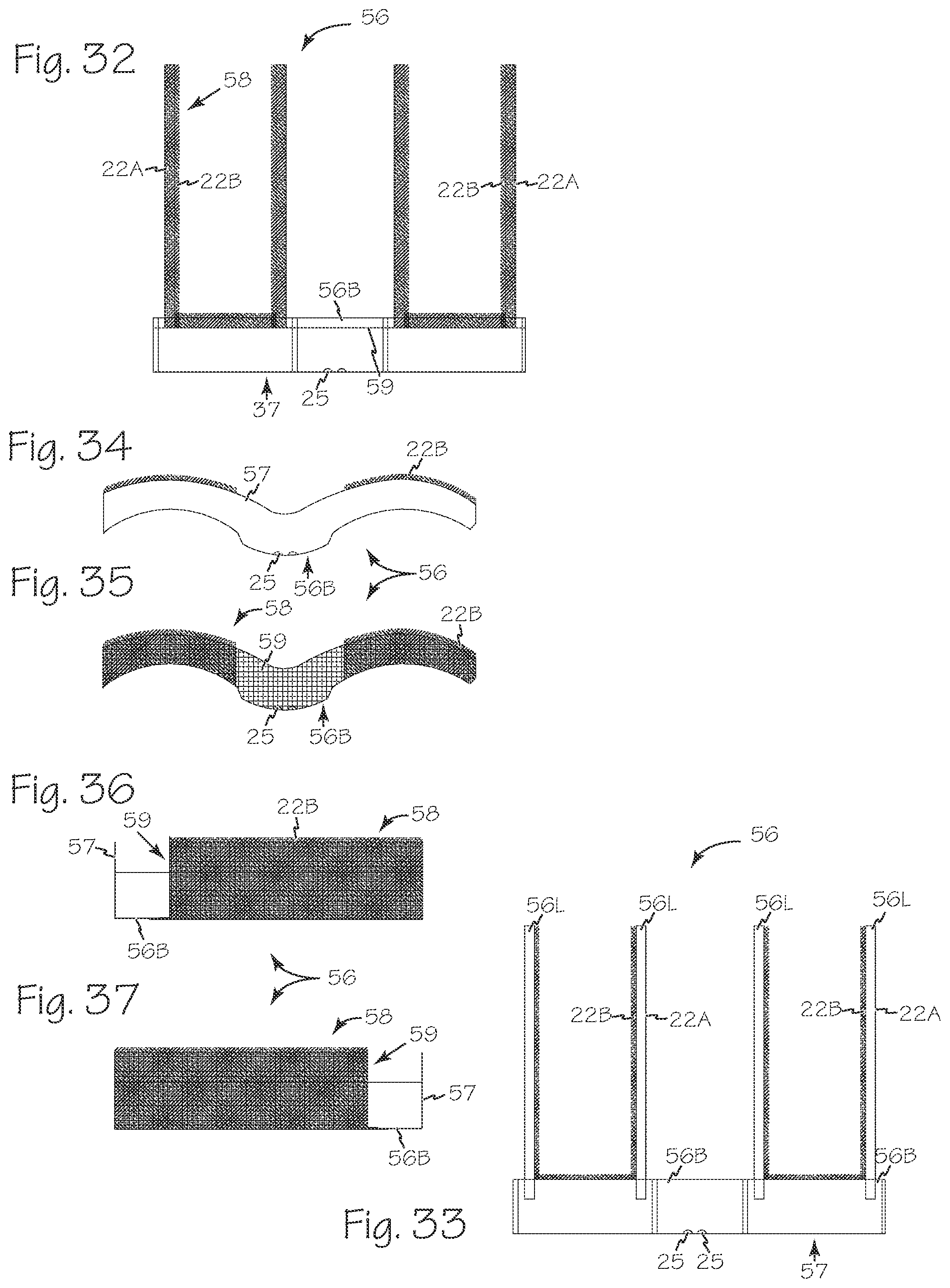 Patent US12492557 Figure 8 – Flame, ember and rain resistant vent inserts for roof vents