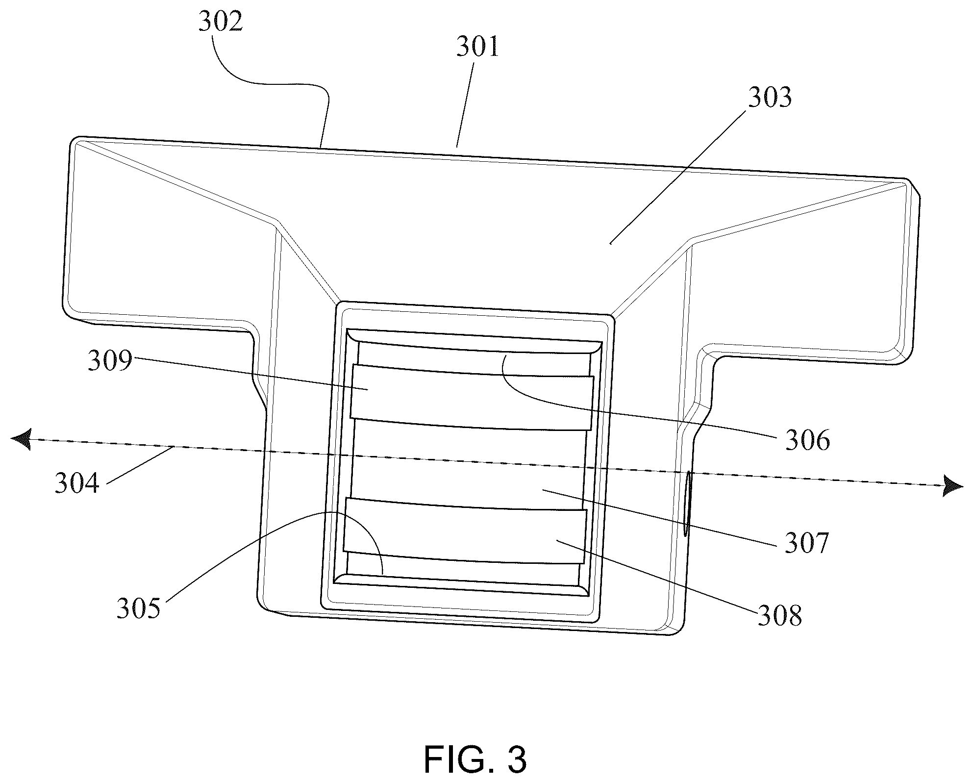 Patent US12492560 Figure 3 – Dual-axis swivel bracket