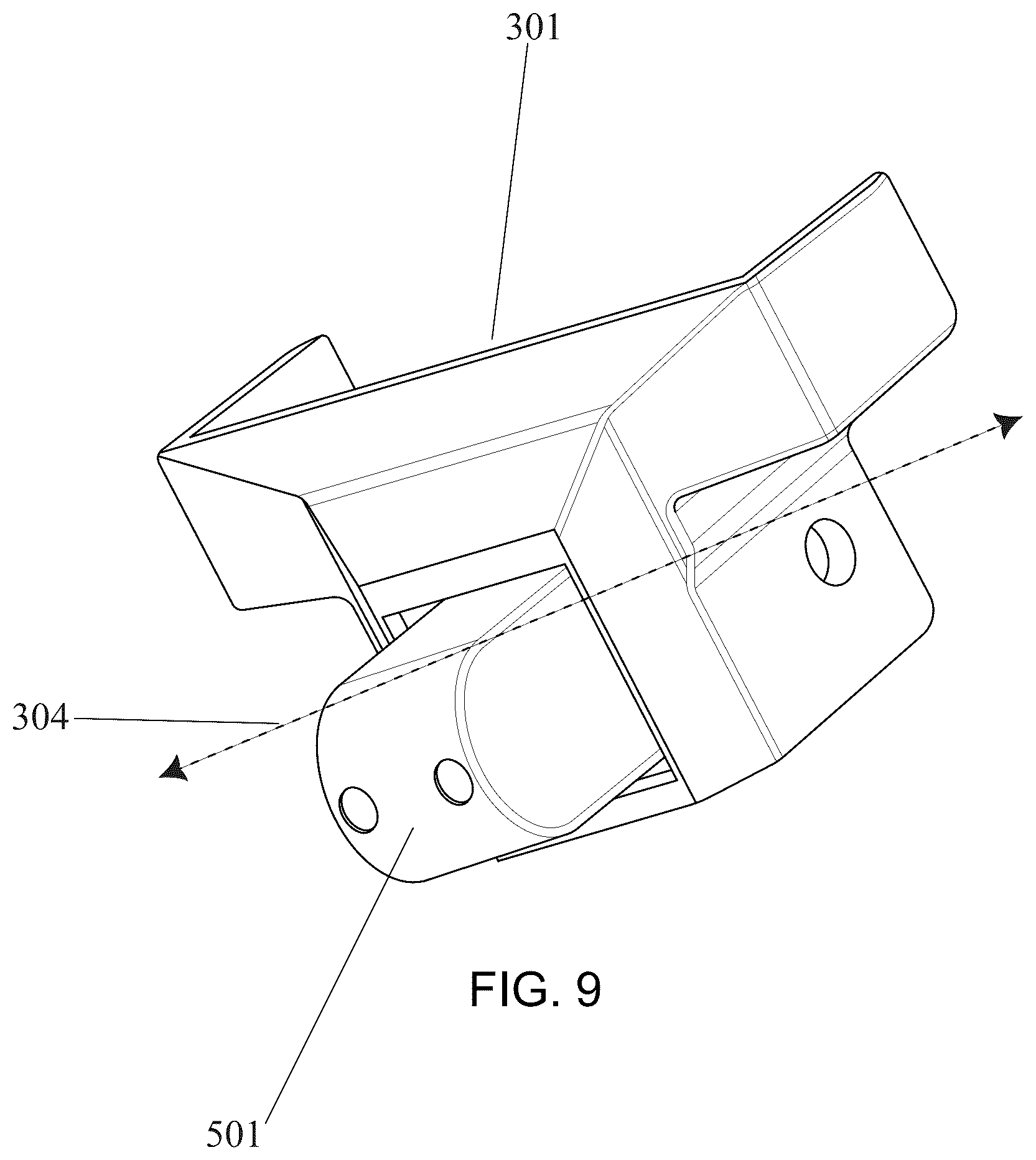 Patent US12492560 Figure 9 – Dual-axis swivel bracket