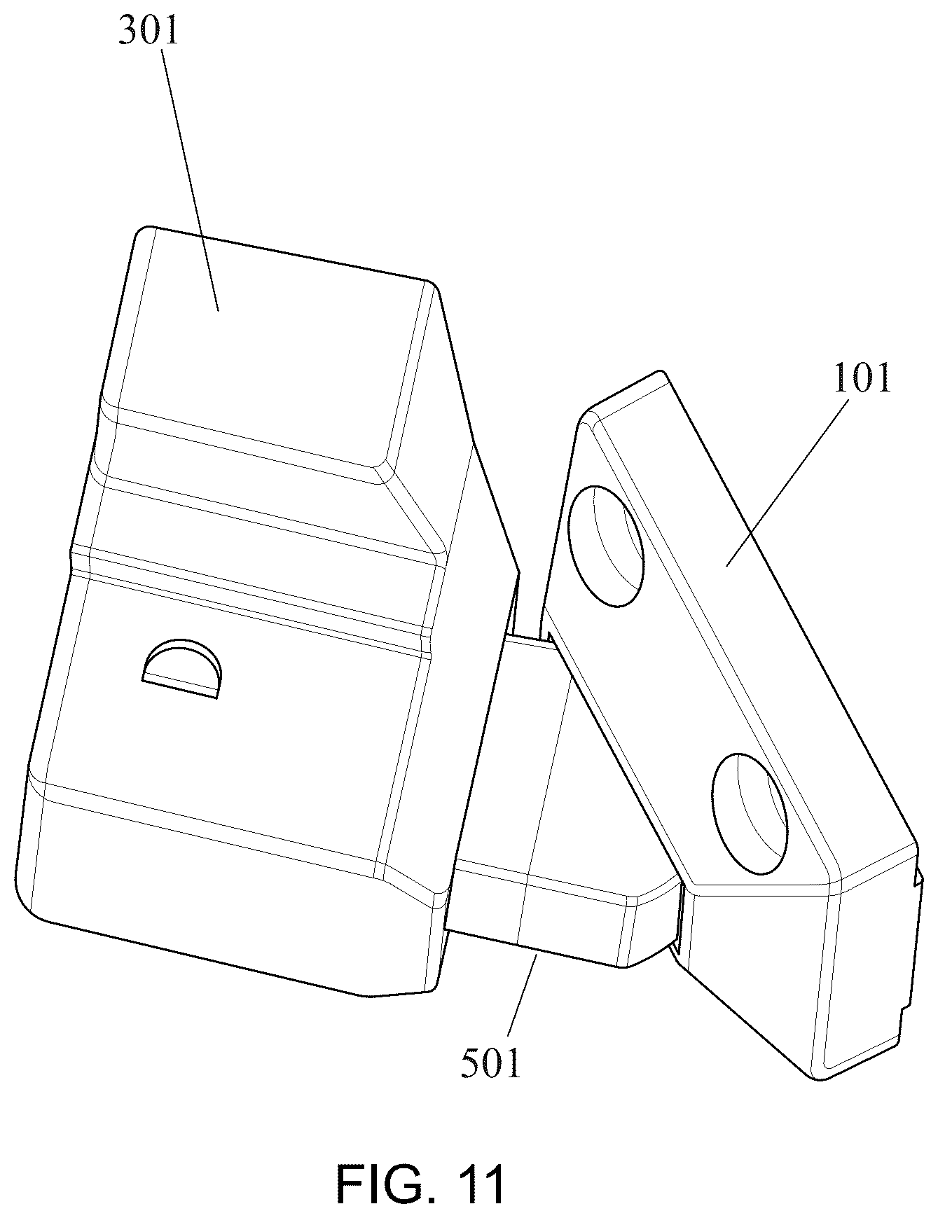 Patent US12492560 Figure 11 – Dual-axis swivel bracket