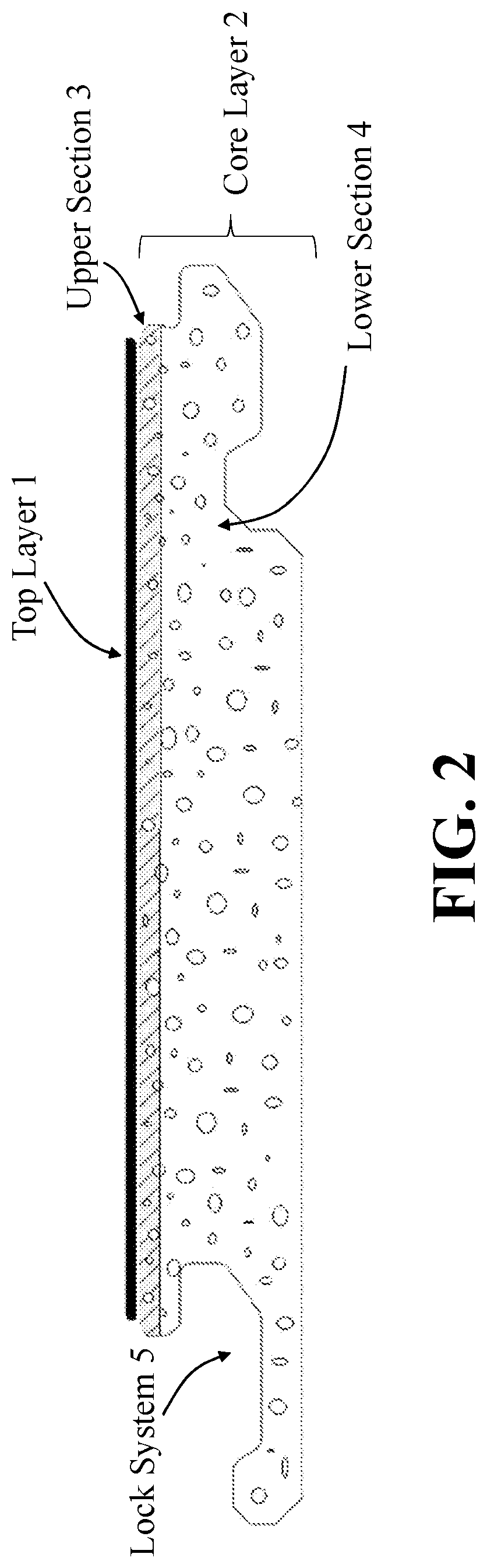 Patent US12492562 Figure 2 – Acoustic decorative article with multilayered porosity base