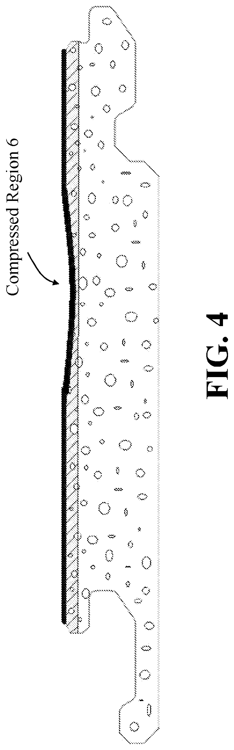 Patent US12492562 Figure 4 – Acoustic decorative article with multilayered porosity base