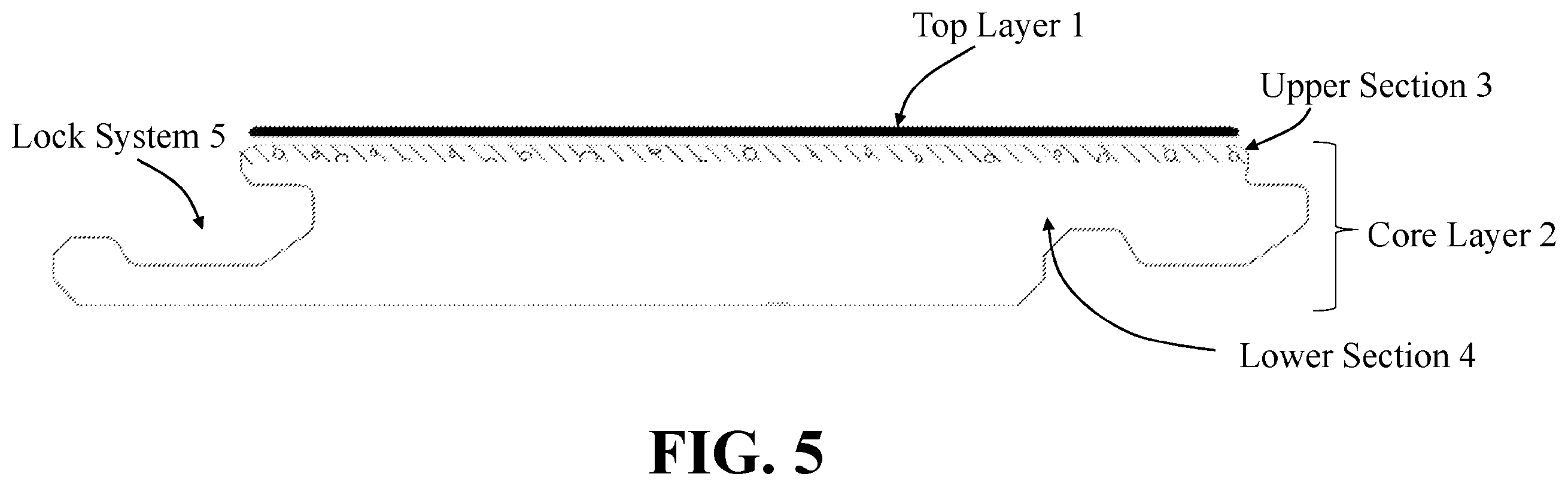 Patent US12492562 Figure 5 – Acoustic decorative article with multilayered porosity base