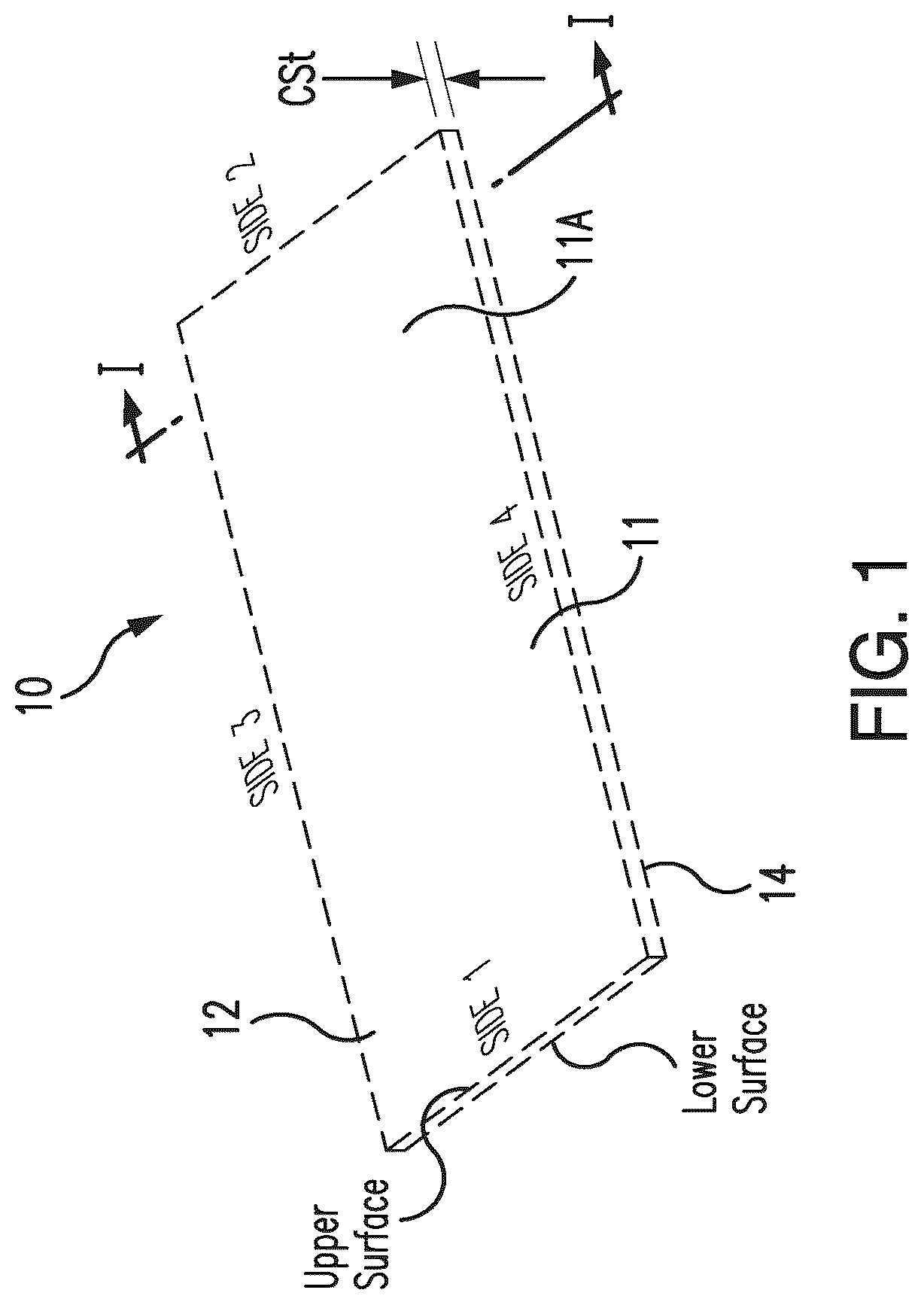 Patent US12492563 Figure 1 – Floor covering with interlocking design