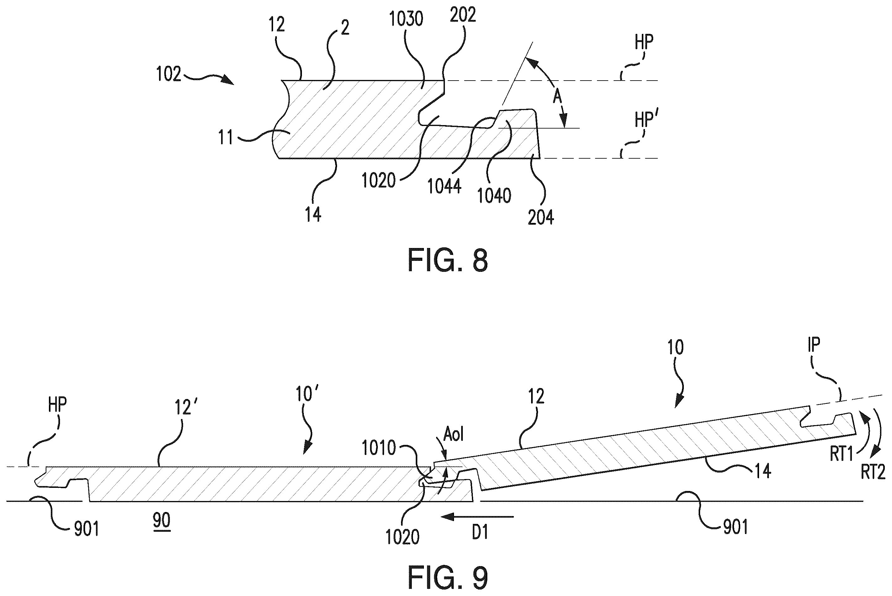 Patent US12492563 Figure 6 – Floor covering with interlocking design