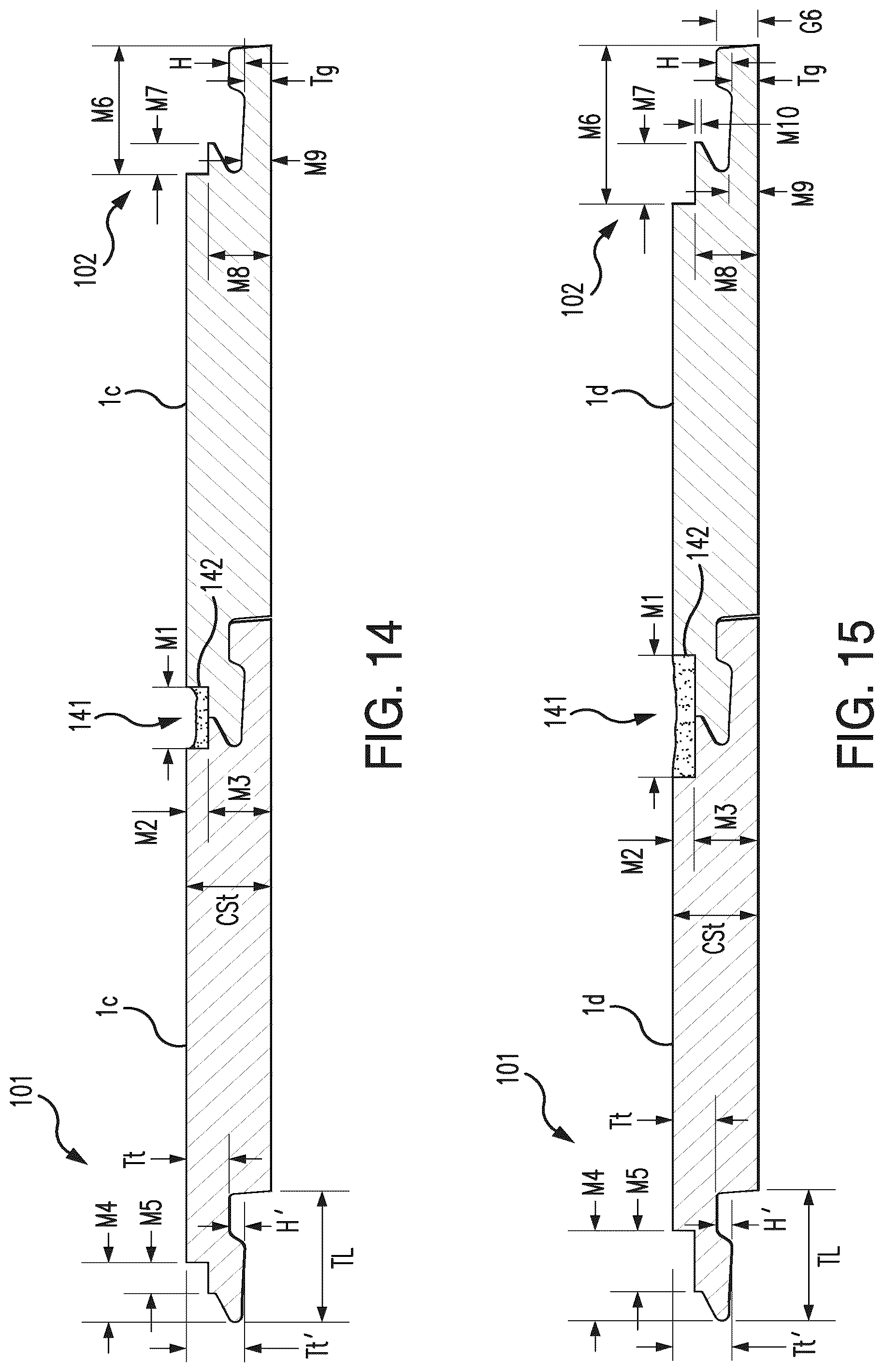 Patent US12492563 Figure 10 – Floor covering with interlocking design