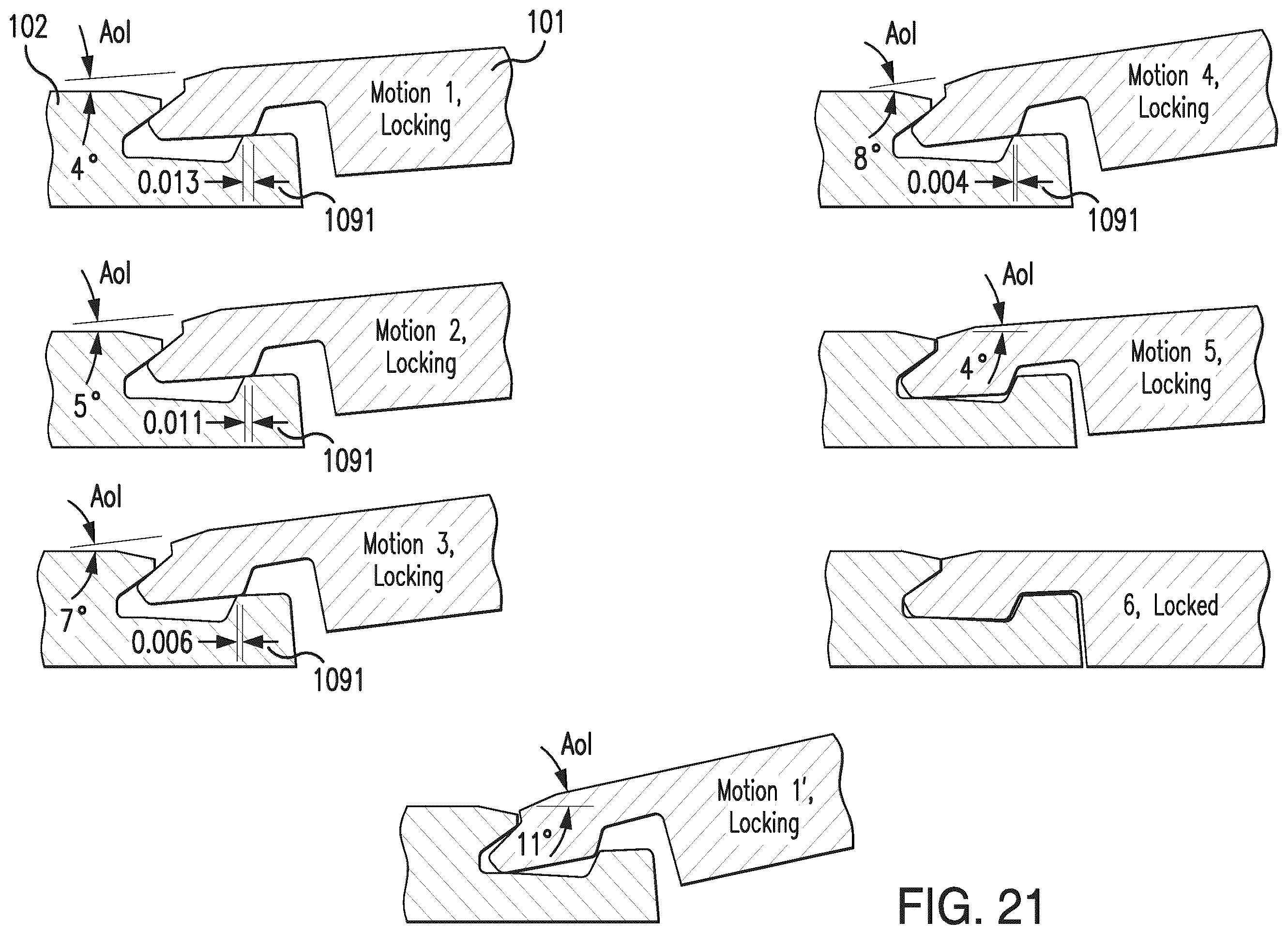 Patent US12492563 Figure 14 – Floor covering with interlocking design