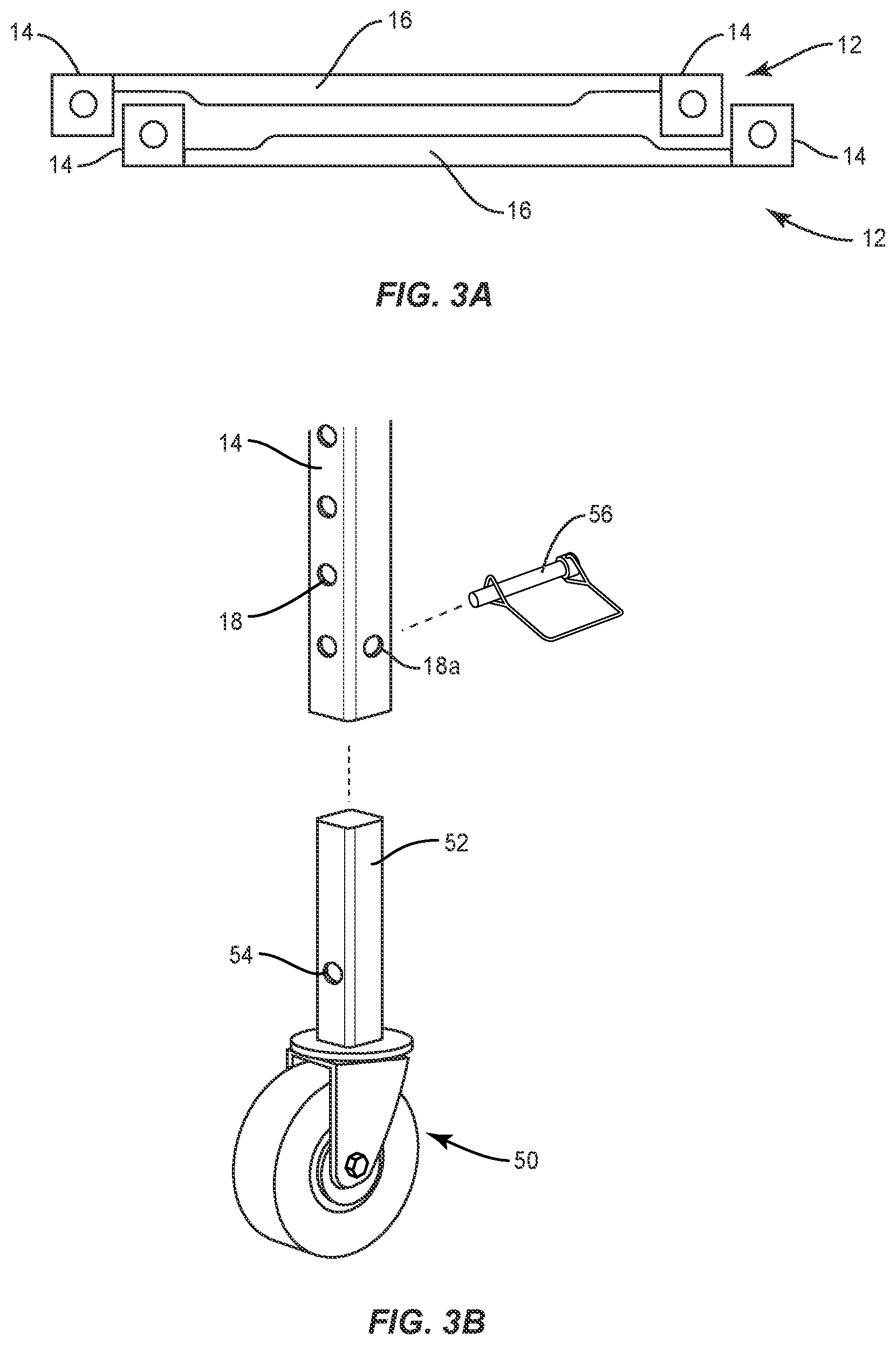 Patent US12492565 Figure 3 – Outrigger for multi-function scaffold