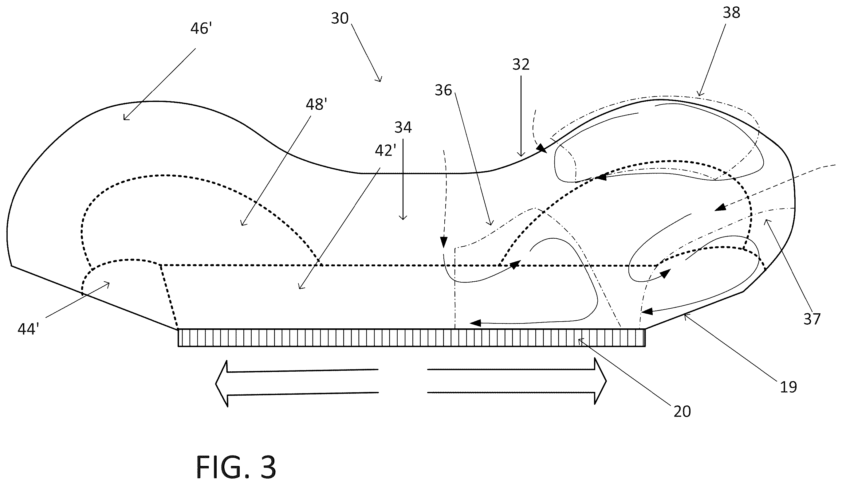 Patent US12492566 Figure 4 – Chamber assembly for generating waves