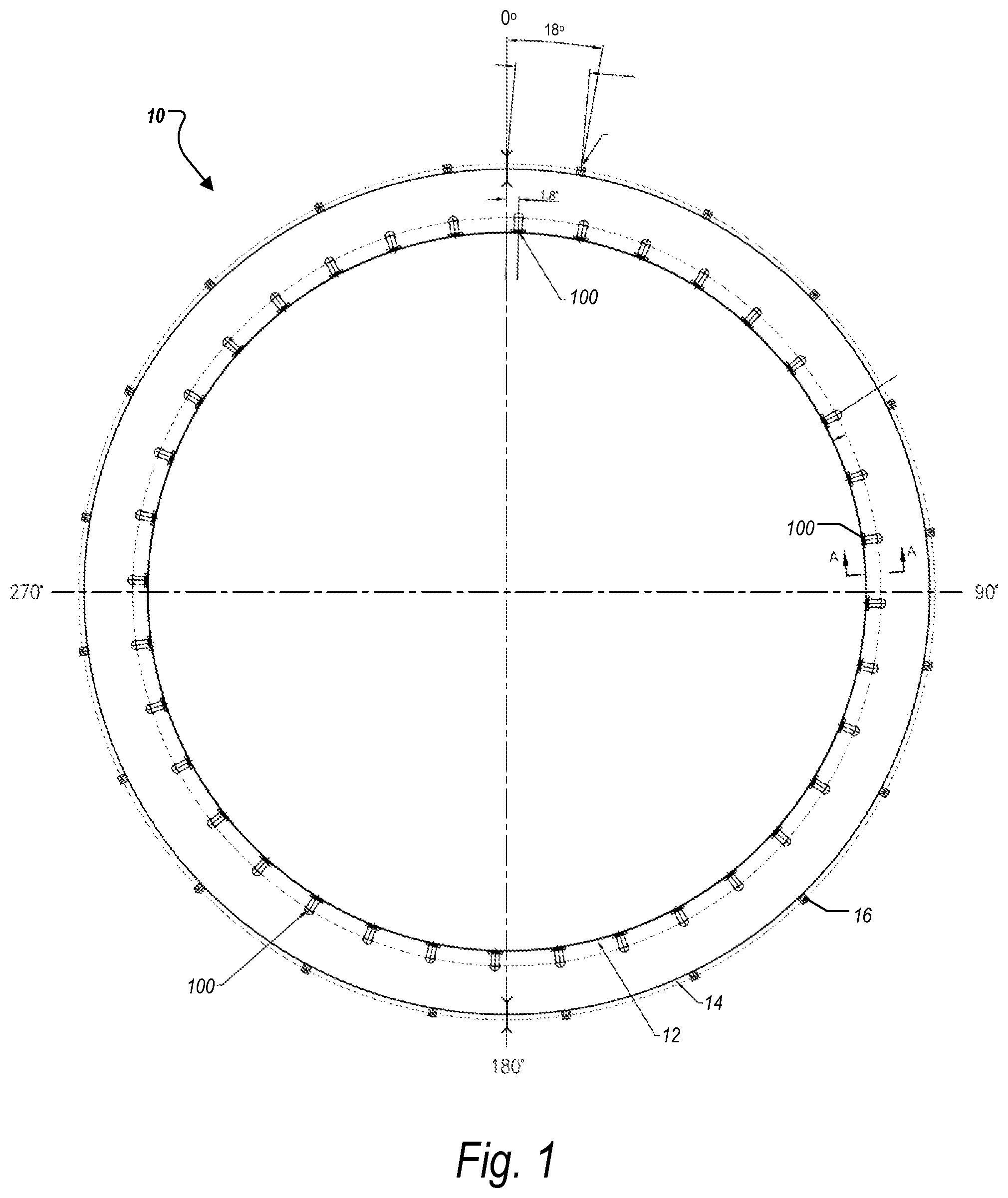 Patent US12492569 Figure 1 – Seismic anchor system, apparatus, and structure including same