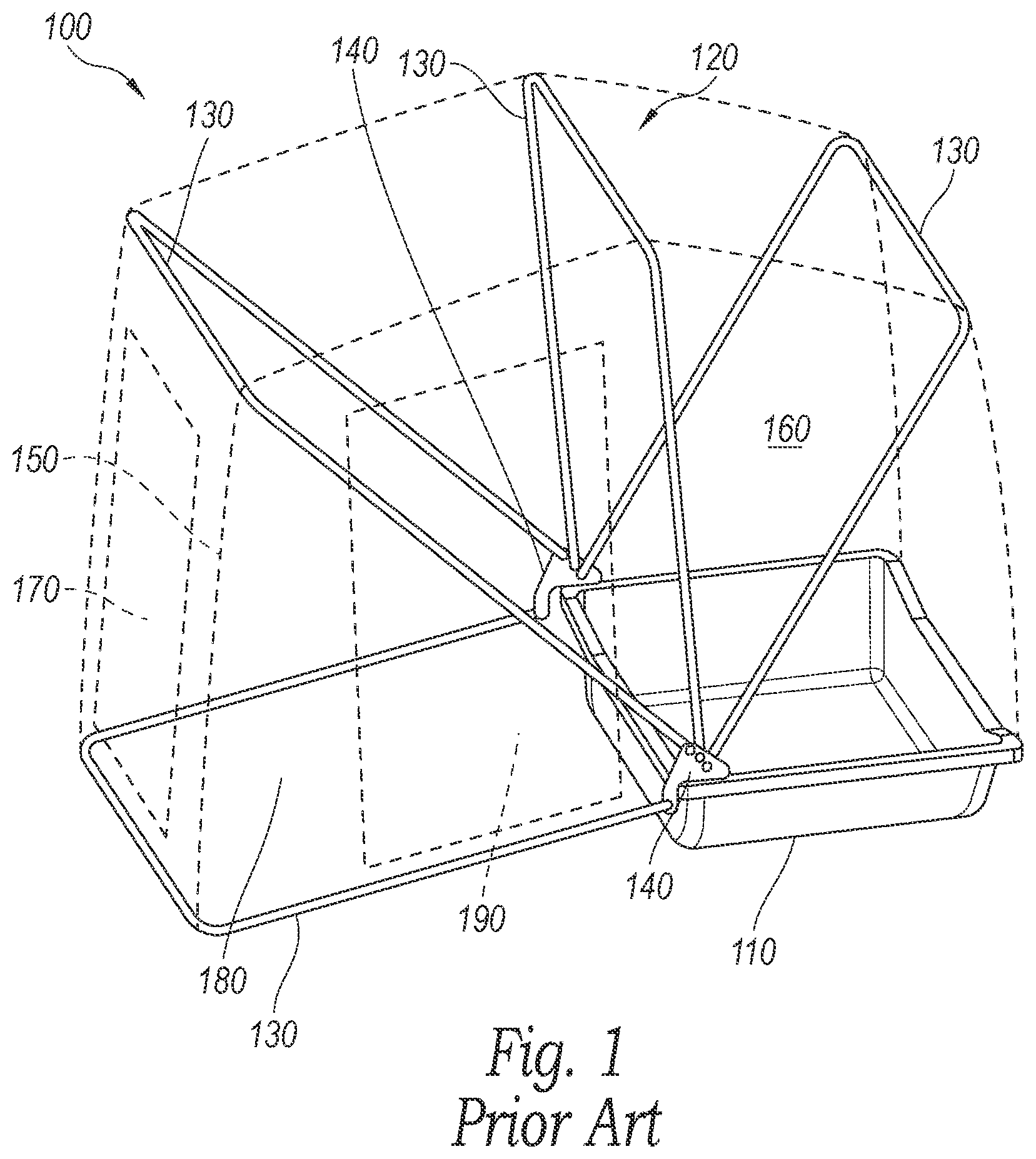 Patent US12492571 — Portable shelters — Figure 1