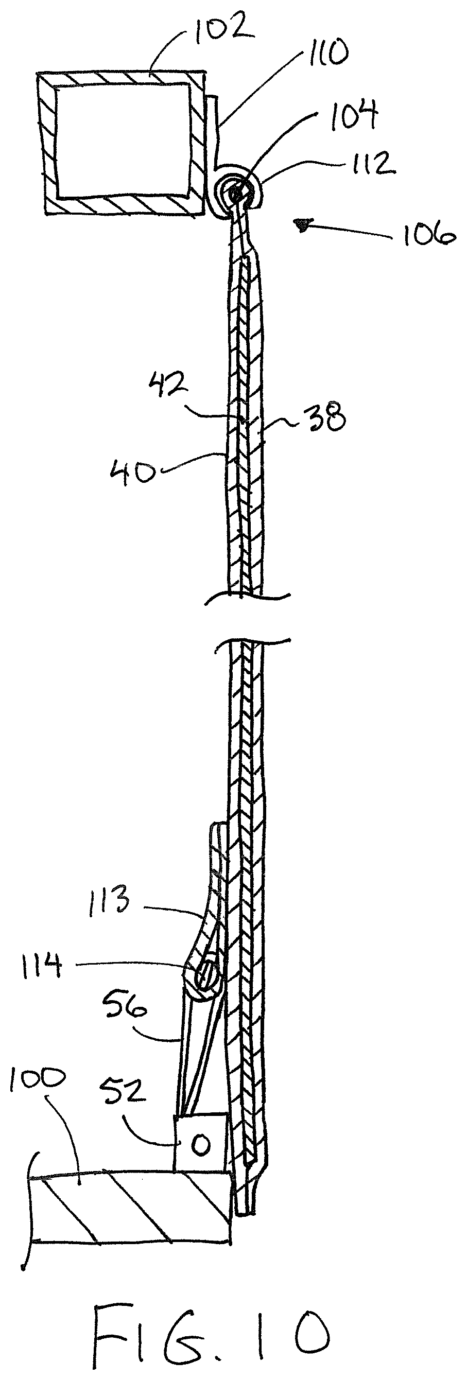 Patent US12492572 Figure 8 – Insulated tensioned sheet wall system for a building