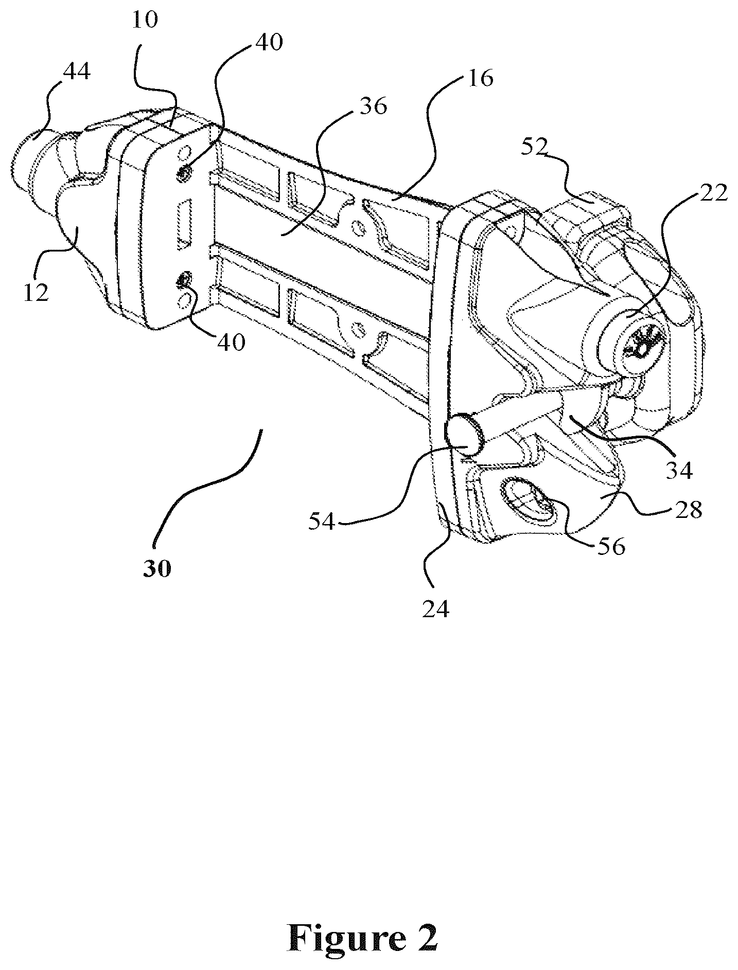 Patent US12492574 Figure 2 – Wrap-around gate latch