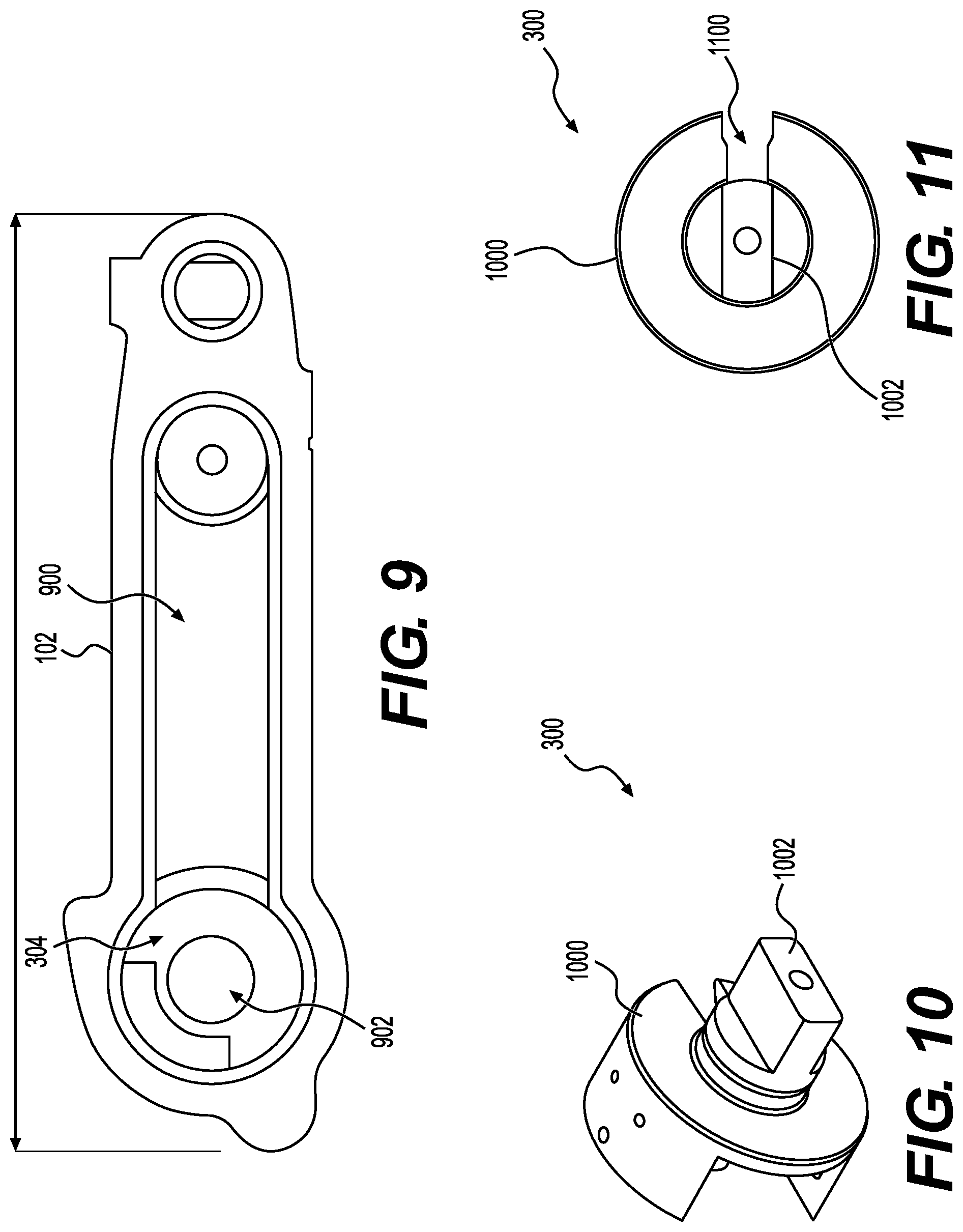 Patent US12492575 Figure 9 – Locking system for an aircraft door