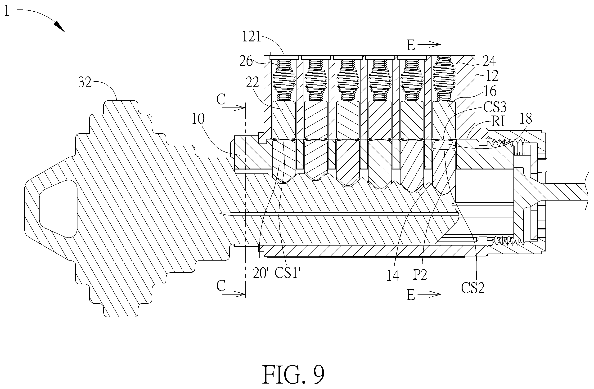 Patent US12492576 Figure 9 – Lockset