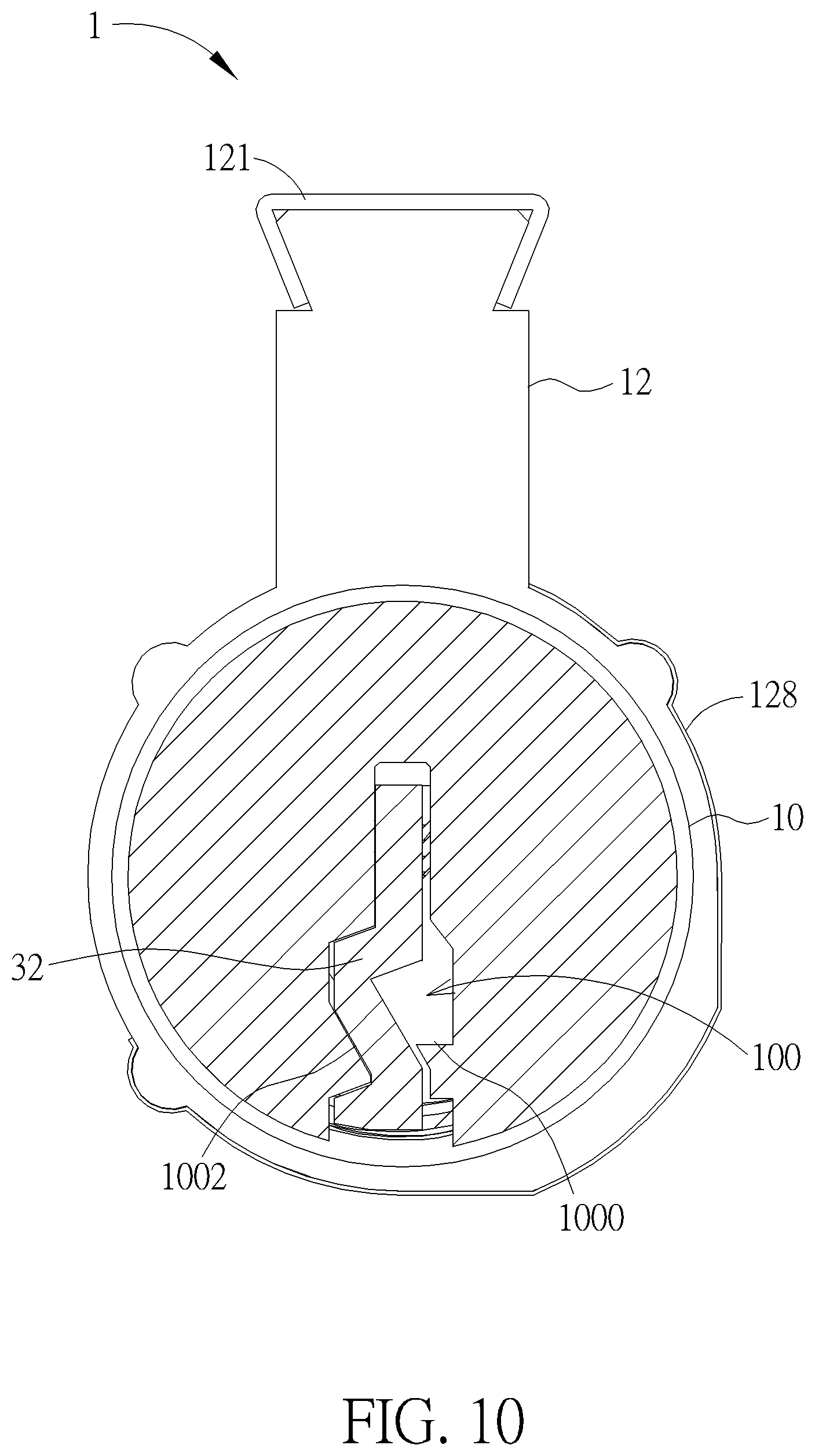 Patent US12492576 Figure 10 – Lockset
