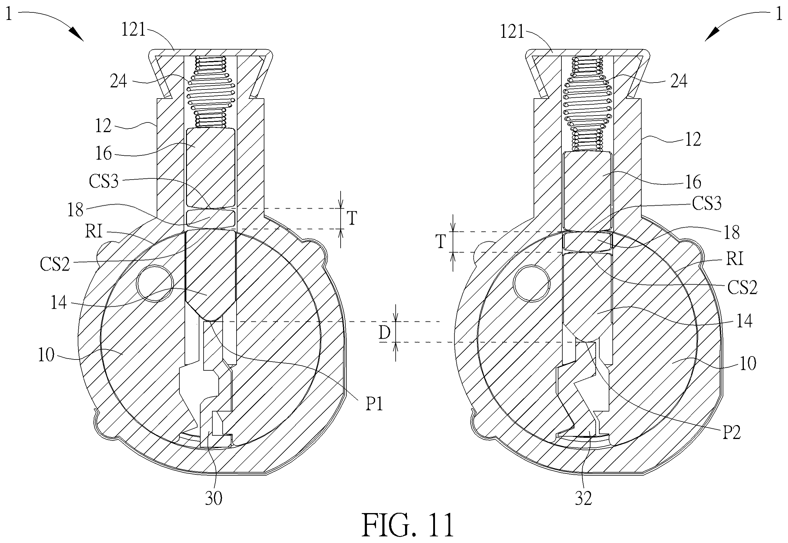 Patent US12492576 Figure 11 – Lockset