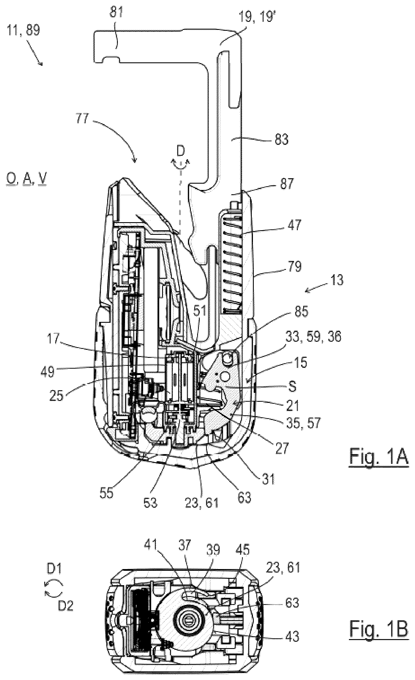 Patent US12492578 Figure 1 – Electromechanical lock