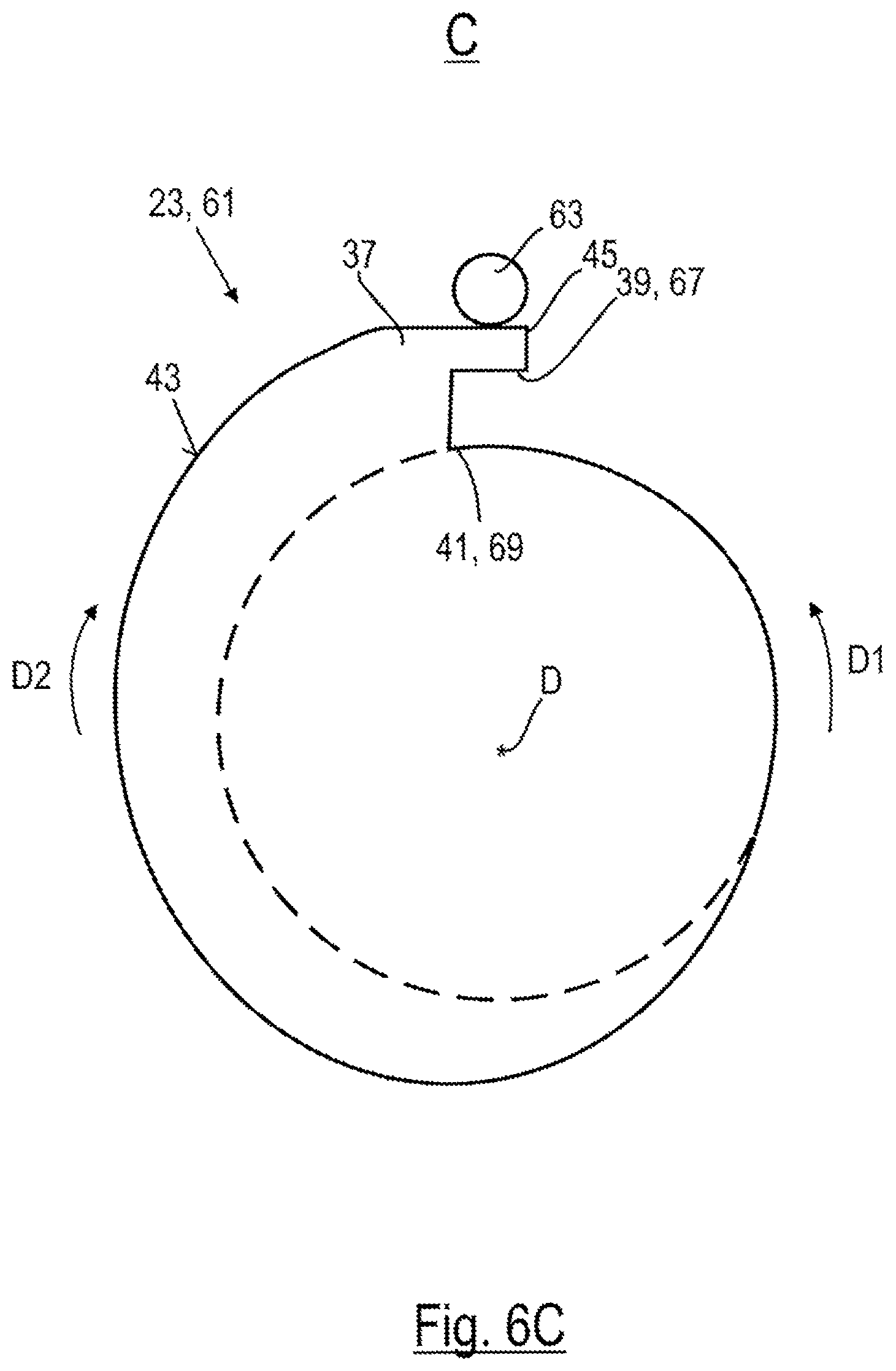 Patent US12492578 Figure 8 – Electromechanical lock
