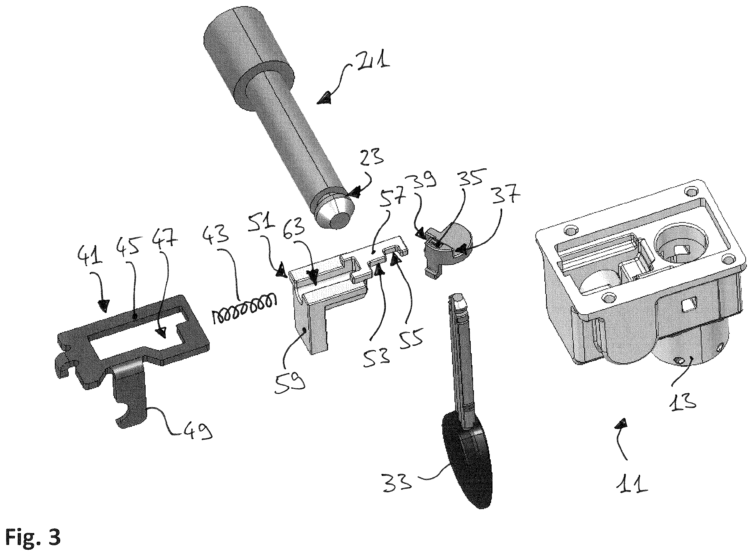 Patent US12492580 Figure 3 – Bolt lock