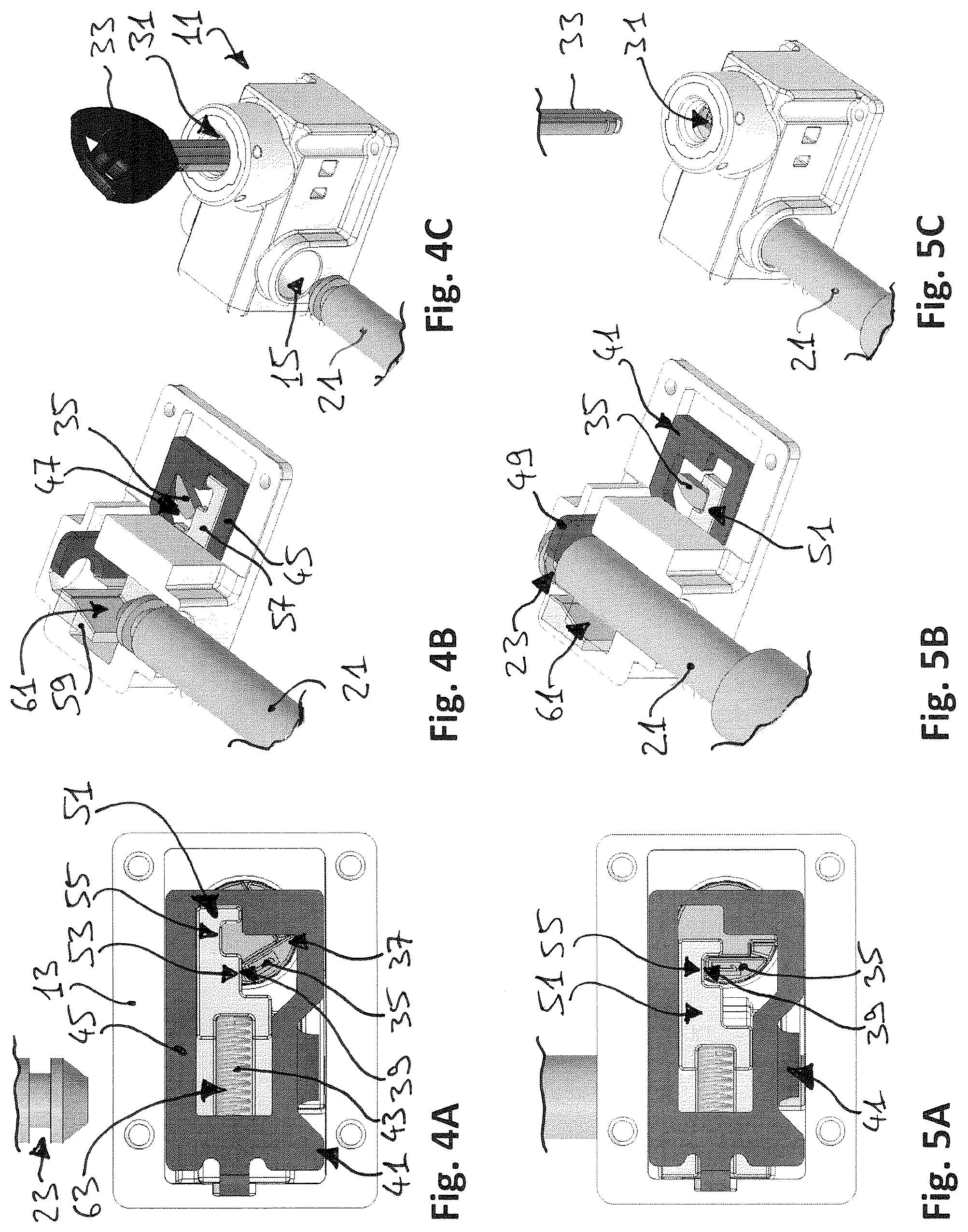 Patent US12492580 Figure 4 – Bolt lock