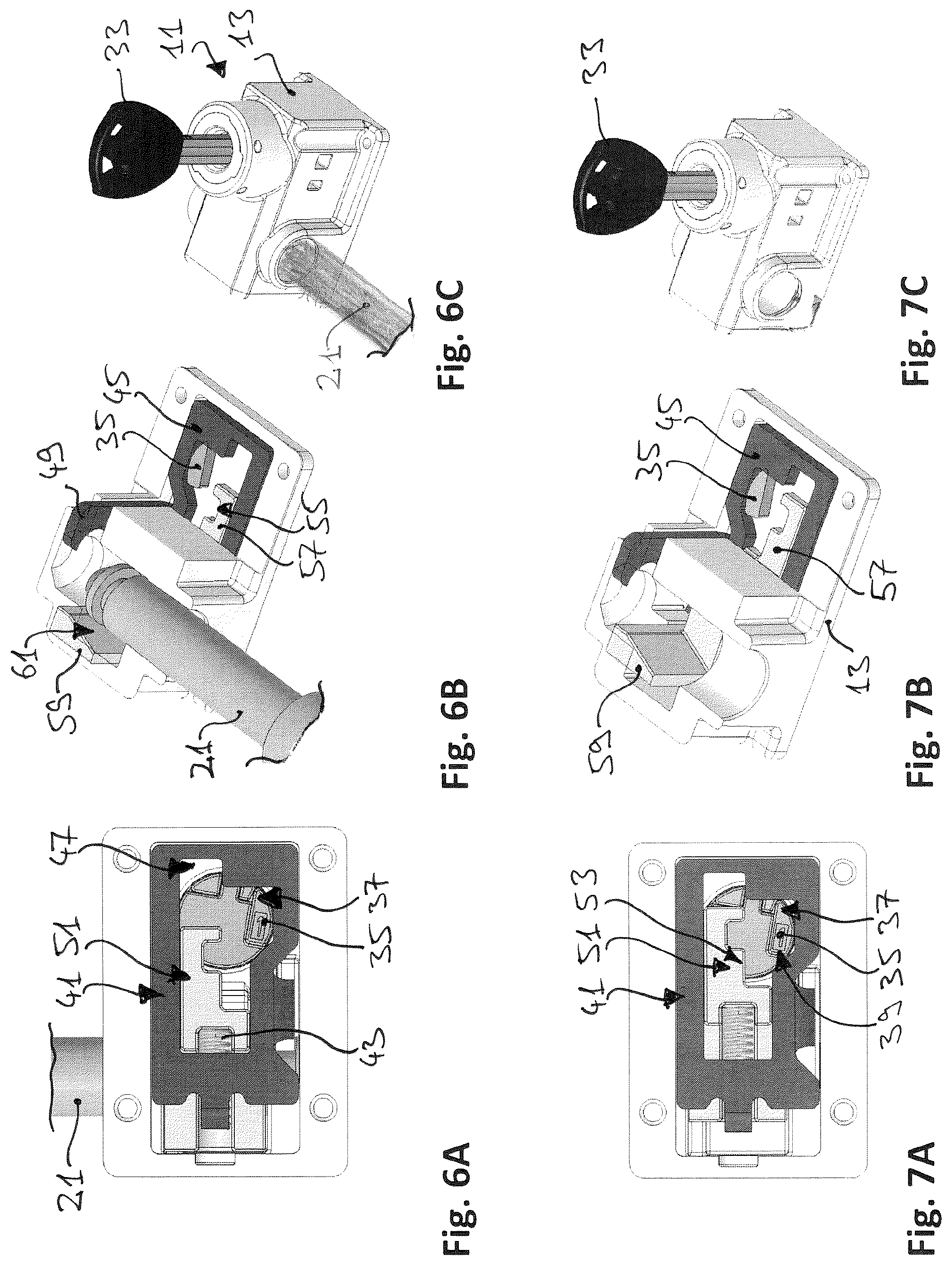 Patent US12492580 Figure 5 – Bolt lock