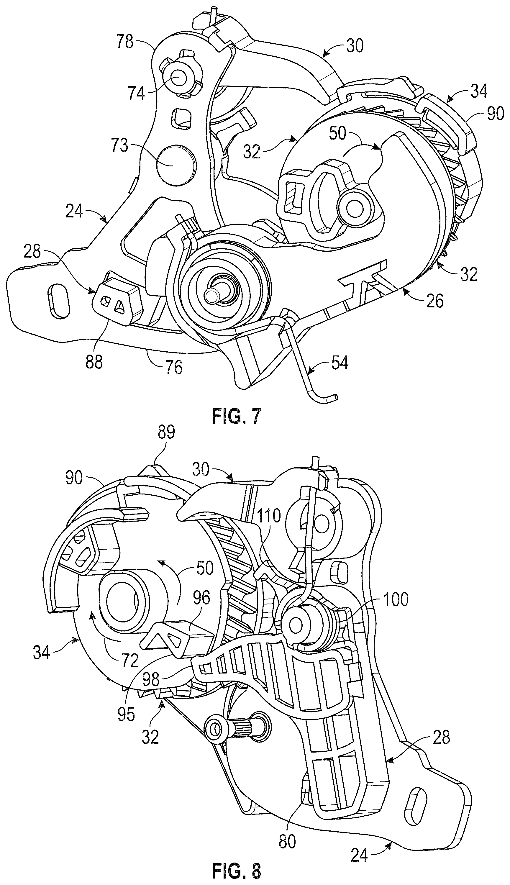 Patent US12492581 Figure 5 – Two-pull, automatic reset, latch system