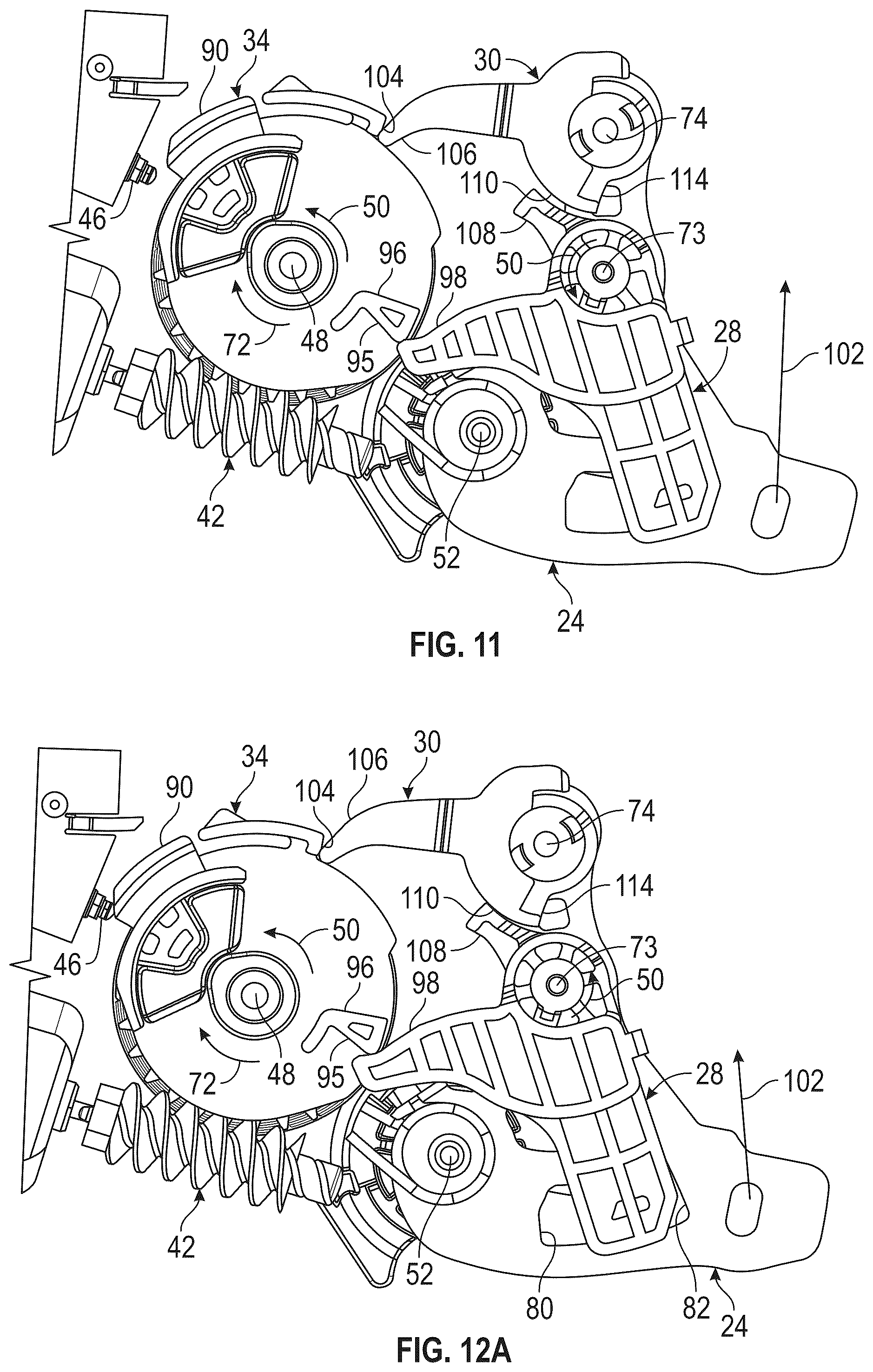 Patent US12492581 Figure 7 – Two-pull, automatic reset, latch system