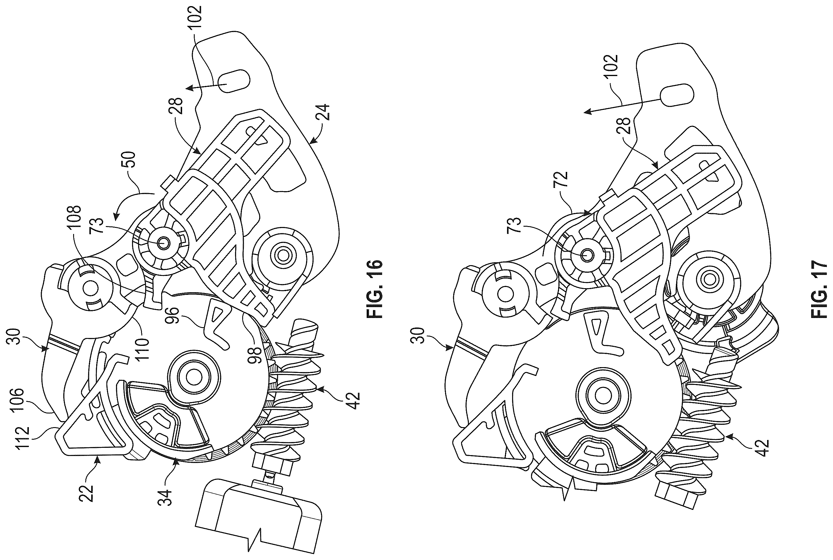 Patent US12492581 Figure 10 – Two-pull, automatic reset, latch system