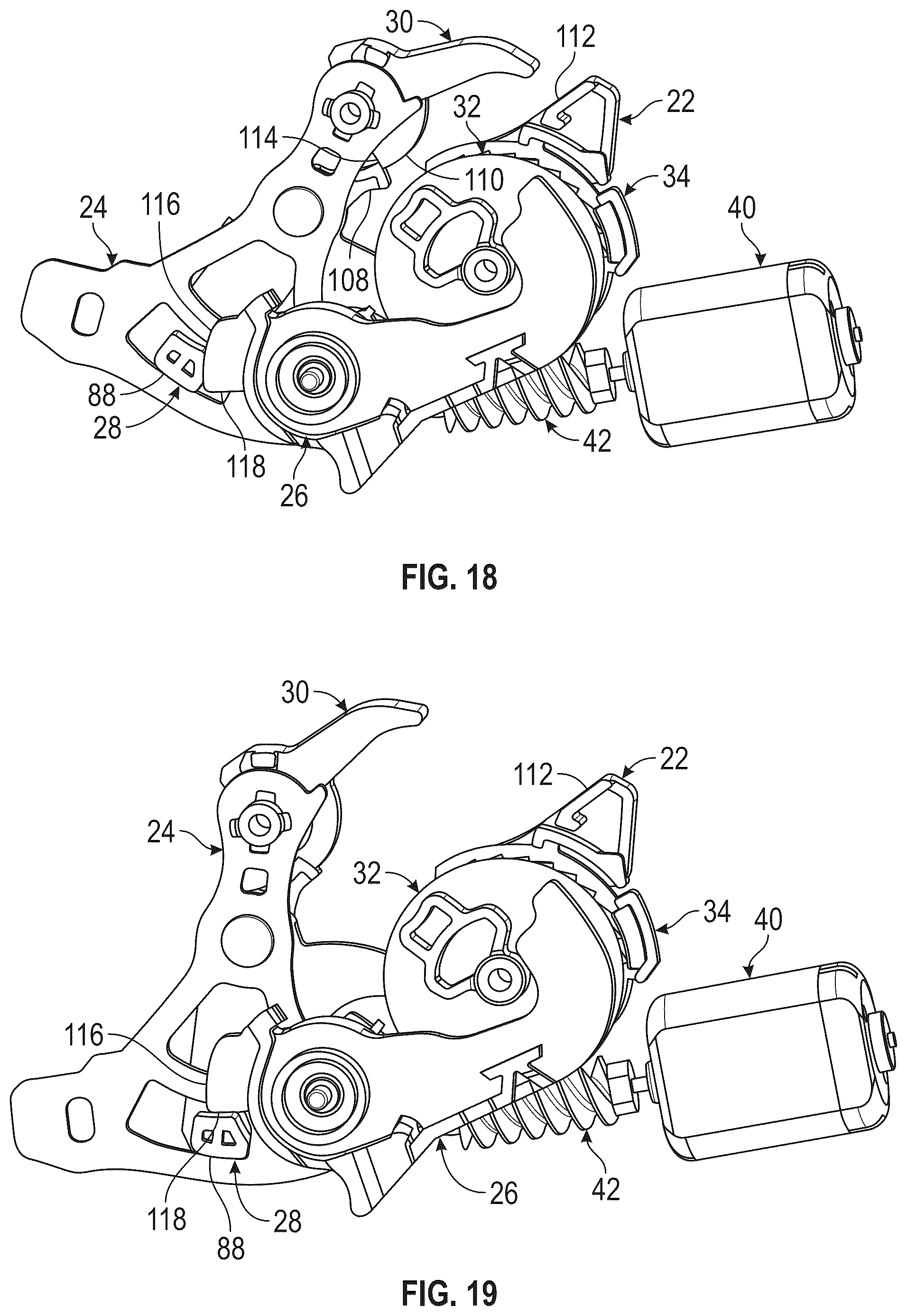 Patent US12492581 Figure 11 – Two-pull, automatic reset, latch system