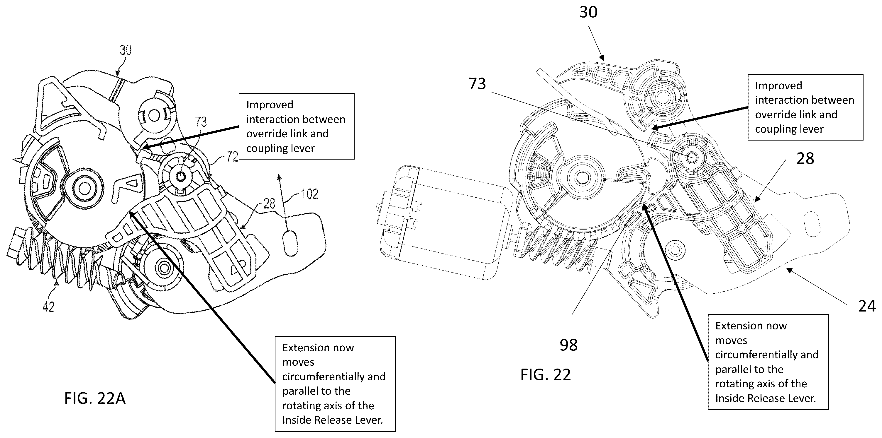 Patent US12492581 Figure 14 – Two-pull, automatic reset, latch system