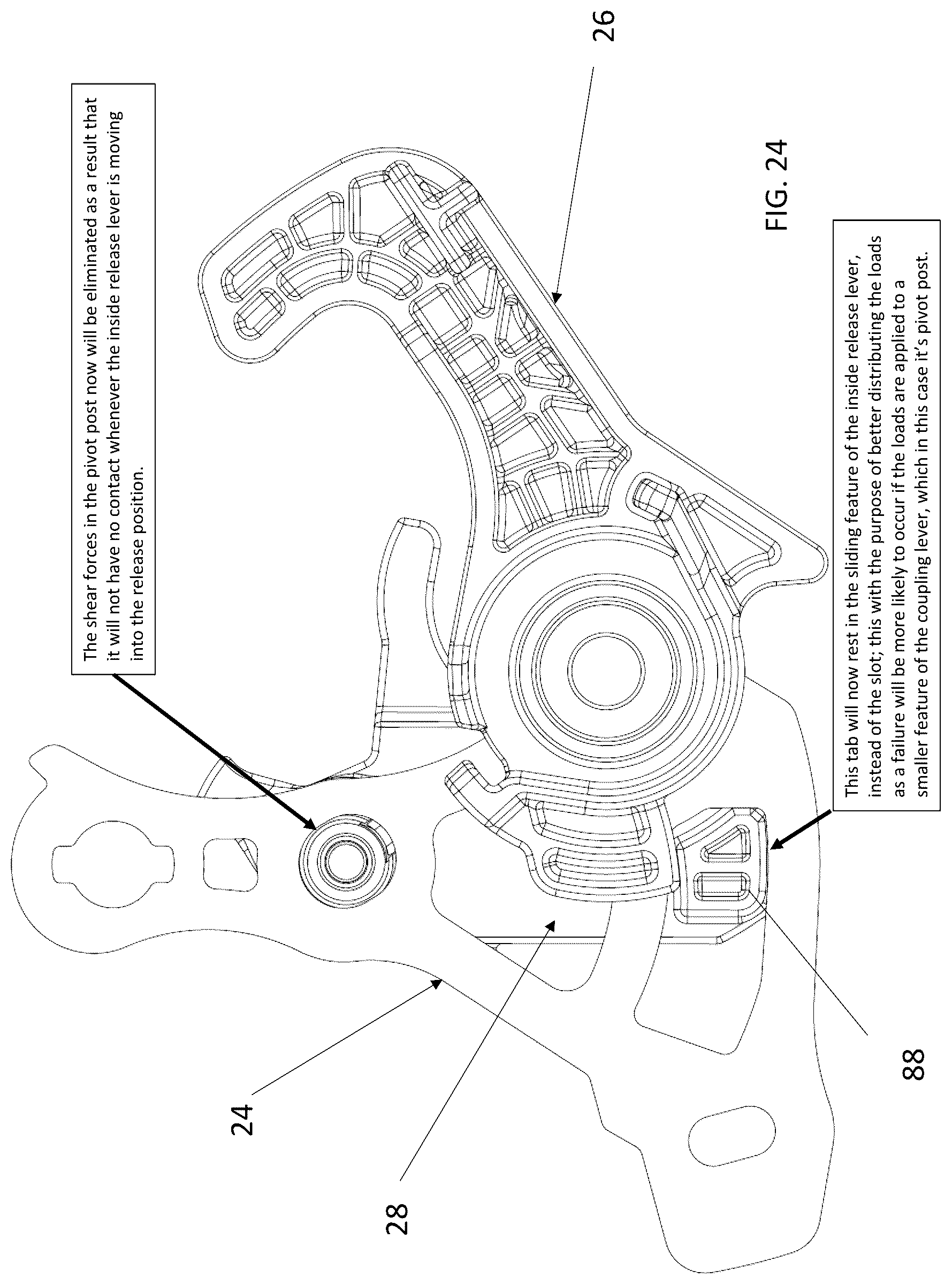 Patent US12492581 Figure 16 – Two-pull, automatic reset, latch system