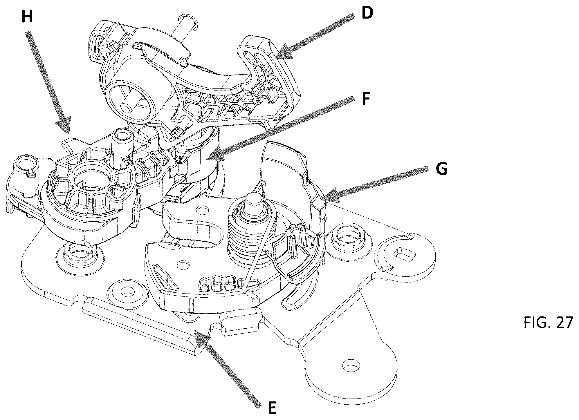 Patent US12492581 Figure 19 – Two-pull, automatic reset, latch system