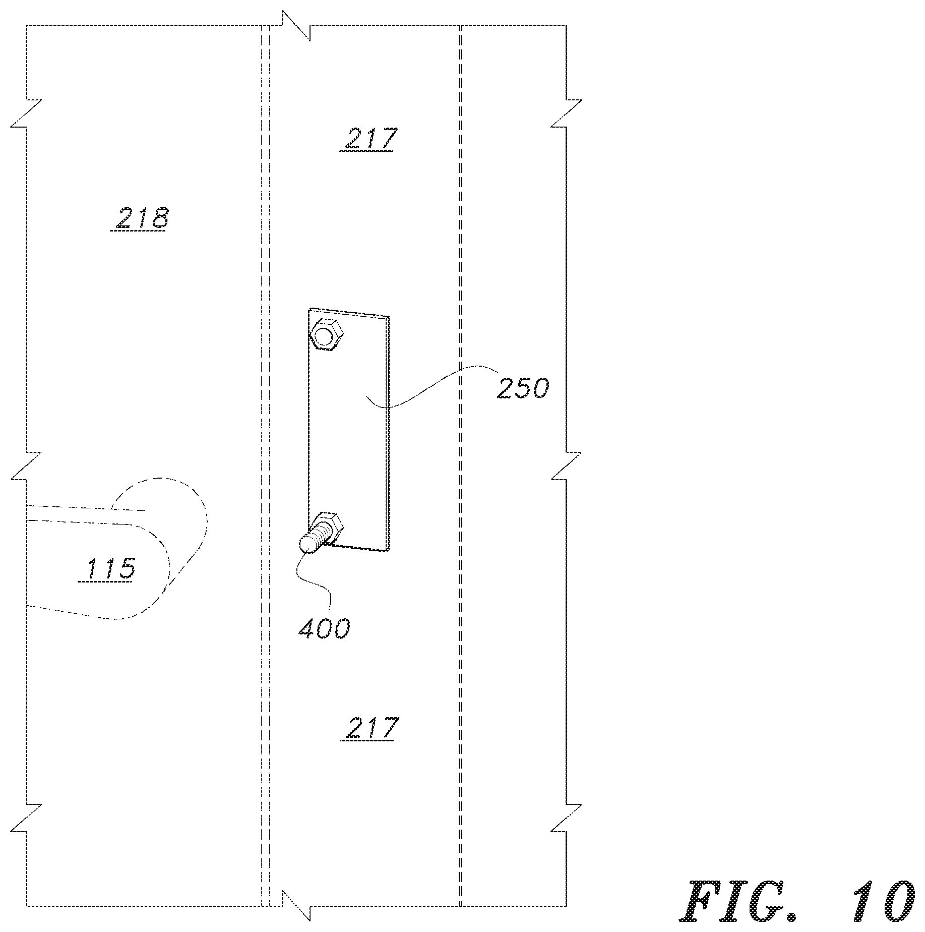 Patent US12492584 Figure 11 – Extendable door lock