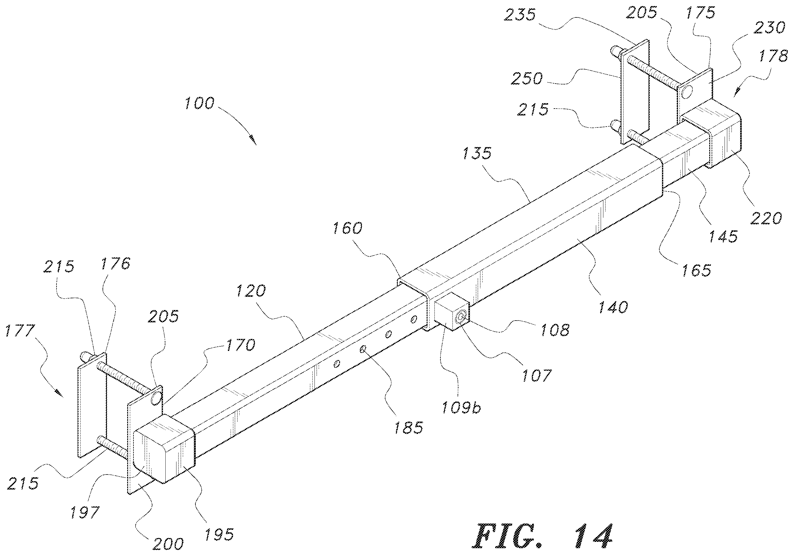 Patent US12492584 Figure 15 – Extendable door lock