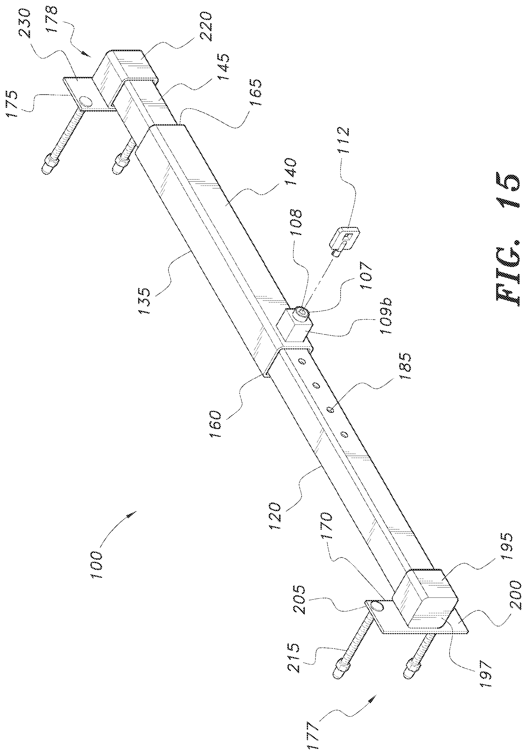 Patent US12492584 Figure 16 – Extendable door lock