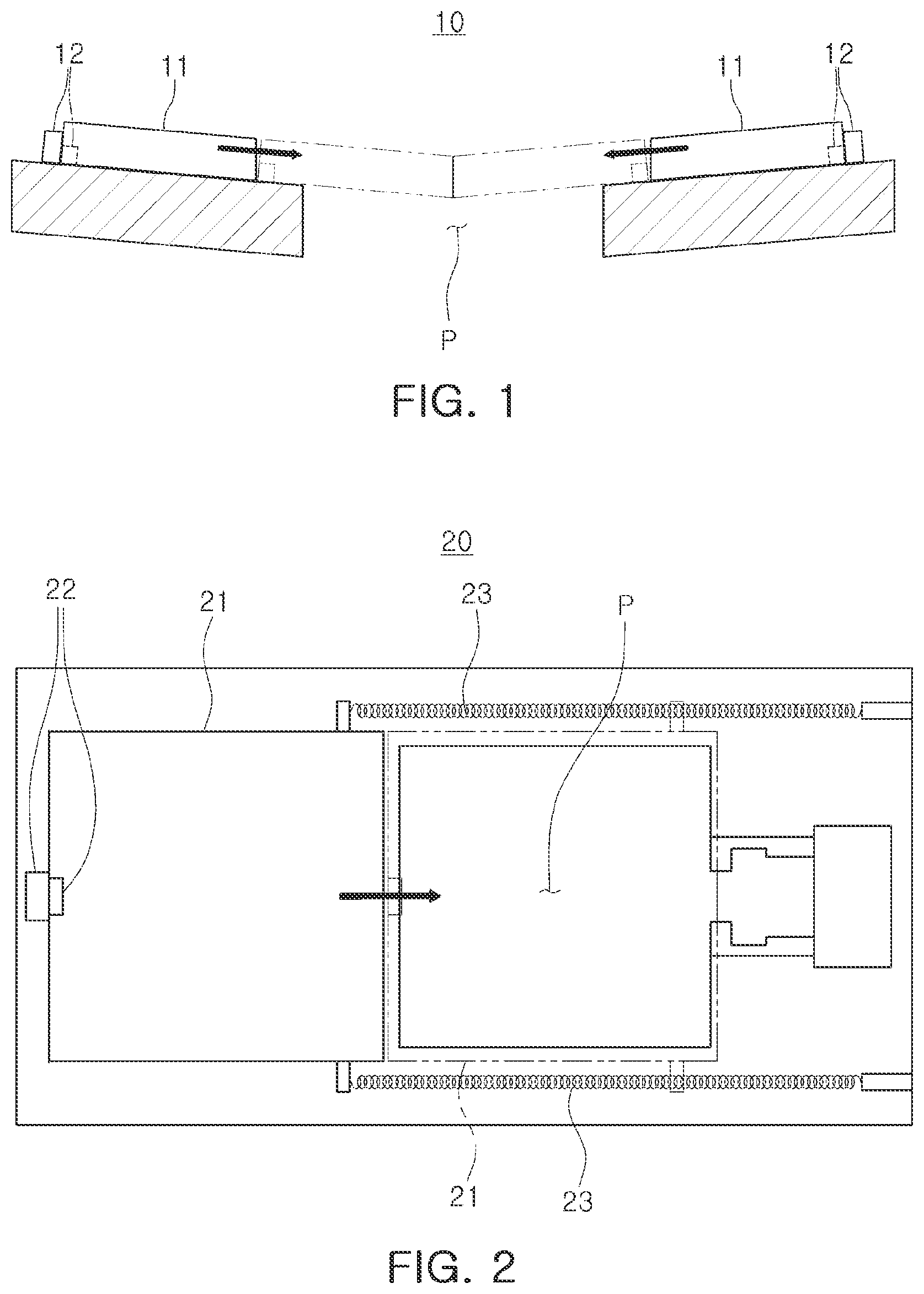 Patent US12492589 — Fireproof door apparatus, fireproof structure and substrate treating facility — Figure 1