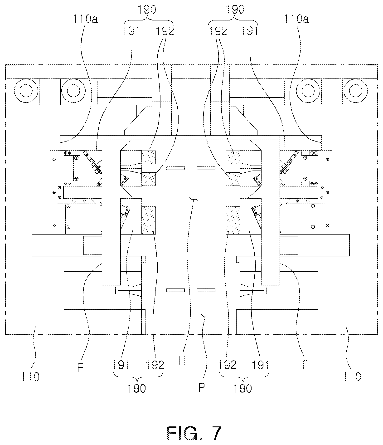Patent US12492589 Figure 6 – Fireproof door apparatus, fireproof structure and substrate treating facility