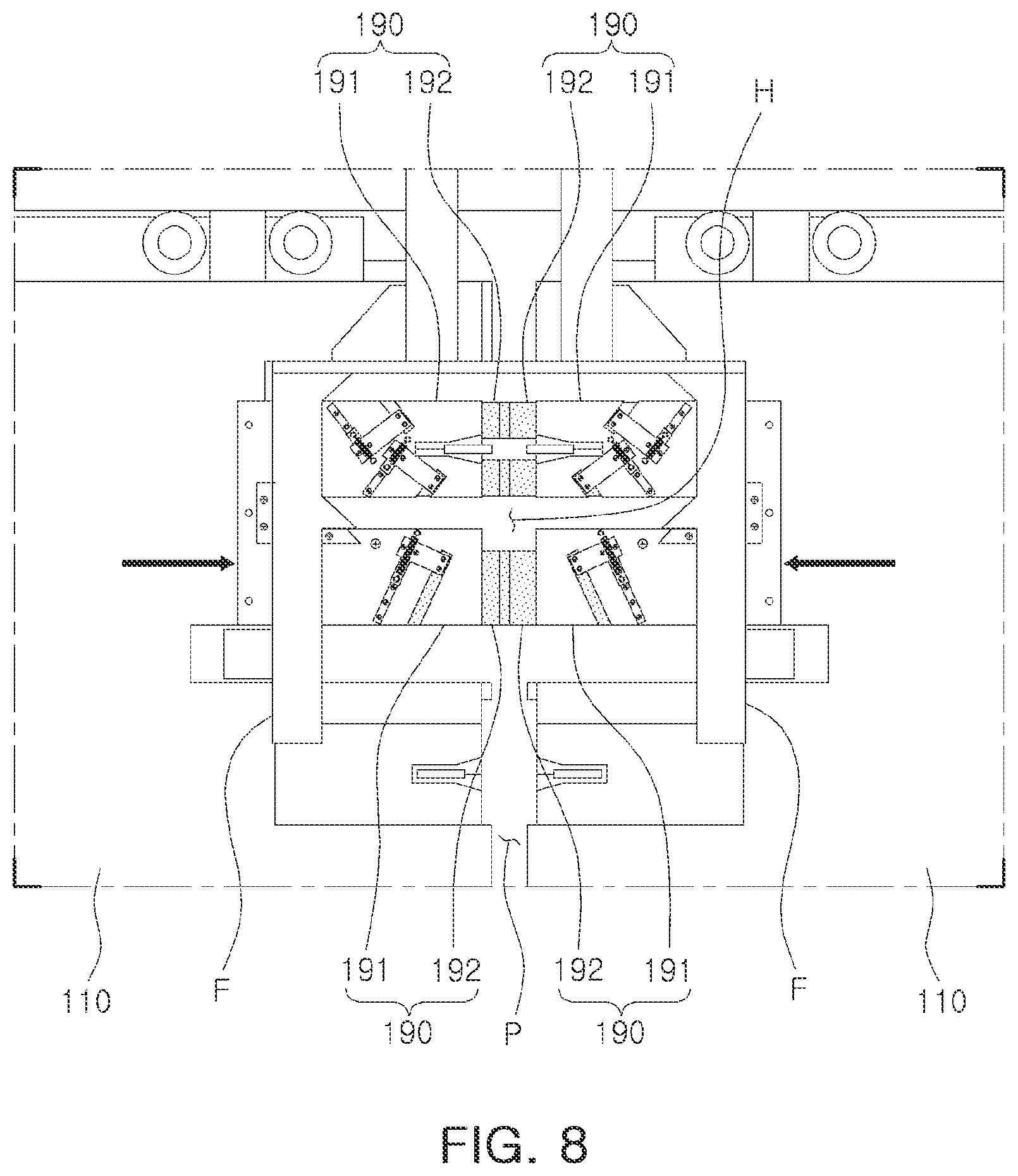 Patent US12492589 Figure 7 – Fireproof door apparatus, fireproof structure and substrate treating facility