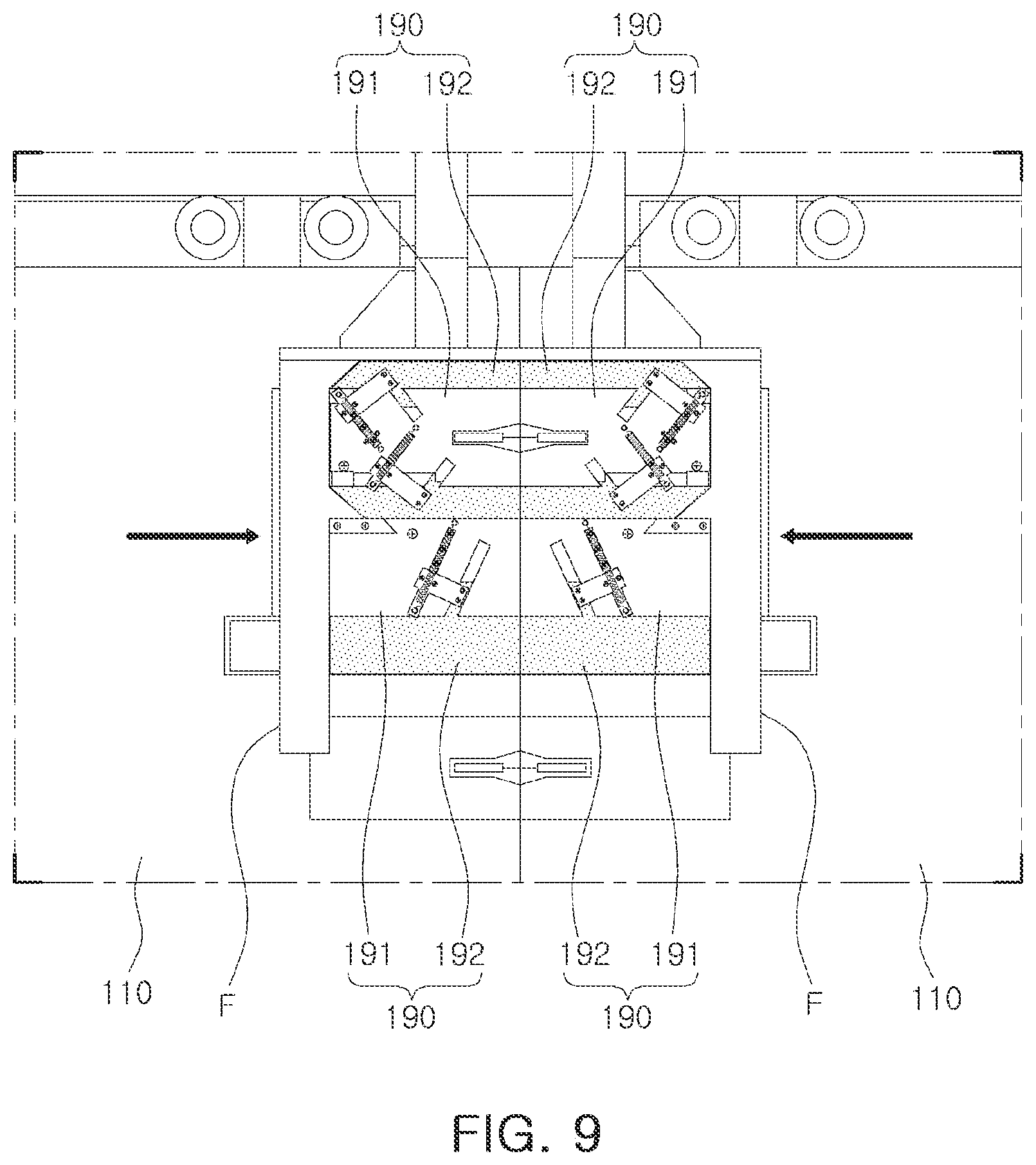 Patent US12492589 Figure 8 – Fireproof door apparatus, fireproof structure and substrate treating facility