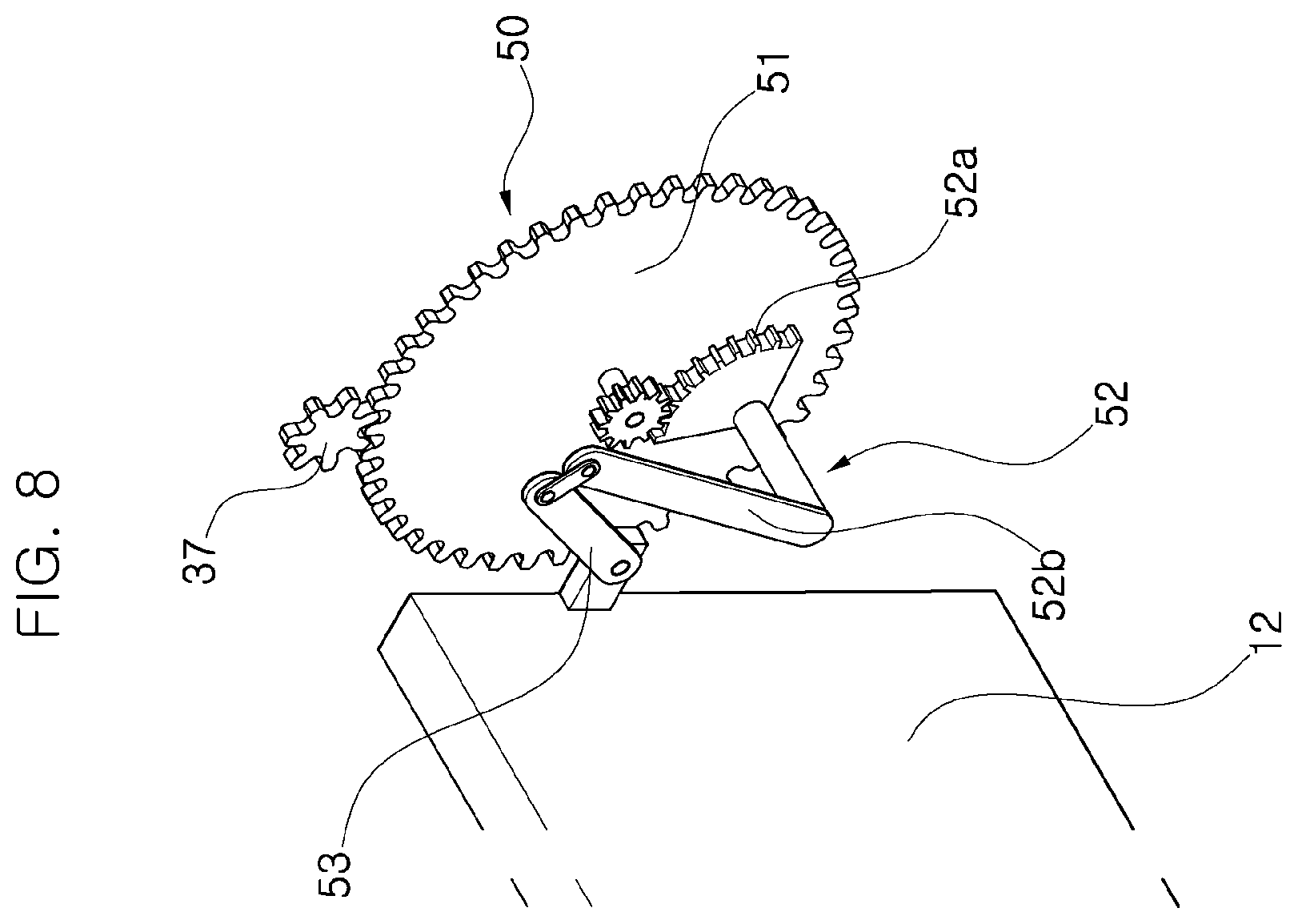 Patent US12492590 Figure 7 – Integrated operating apparatus for different type gates