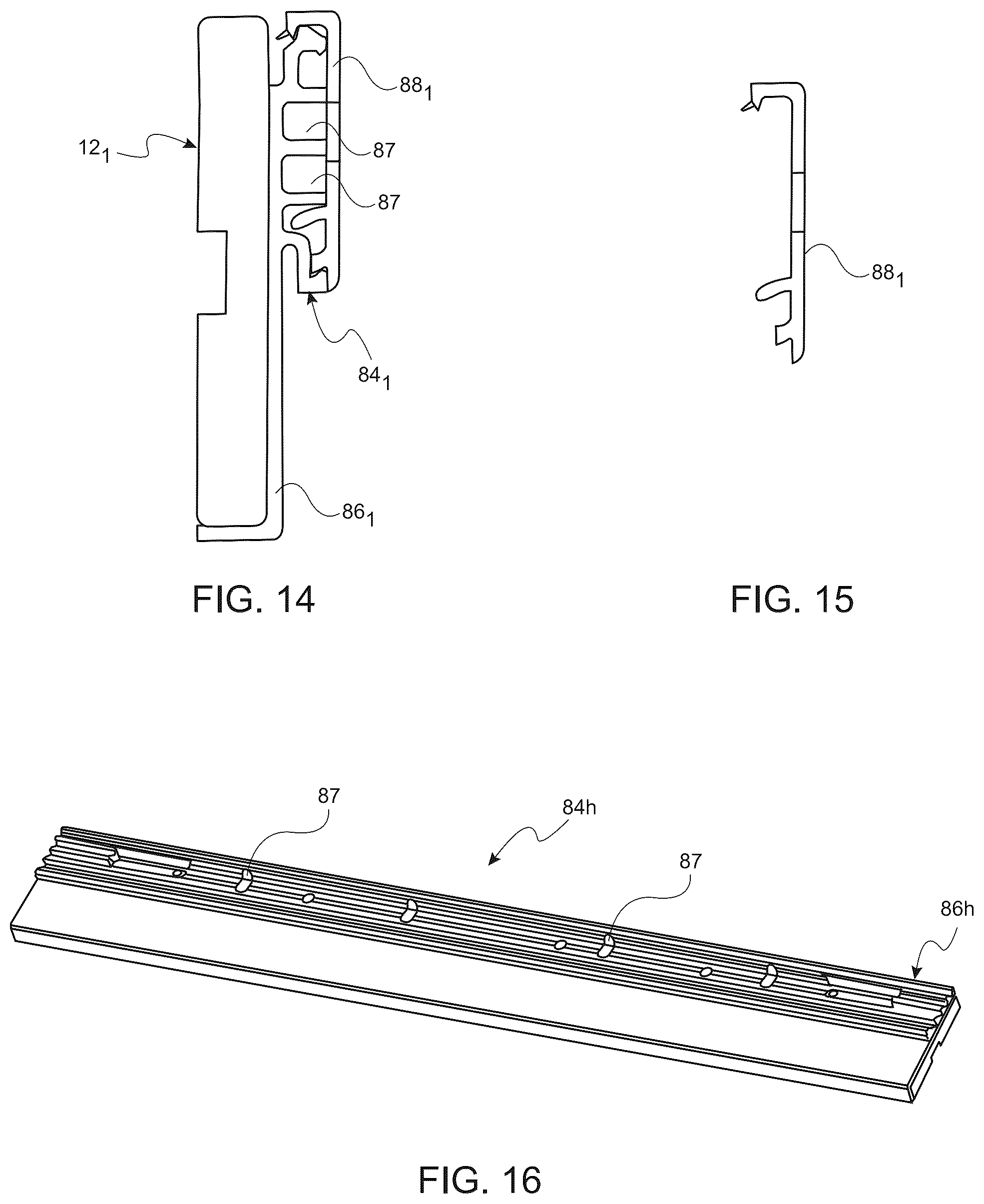 Patent US12492591 Figure 10 – Door system with wire harness routed inside of door and outer door frame for connection with electric devices