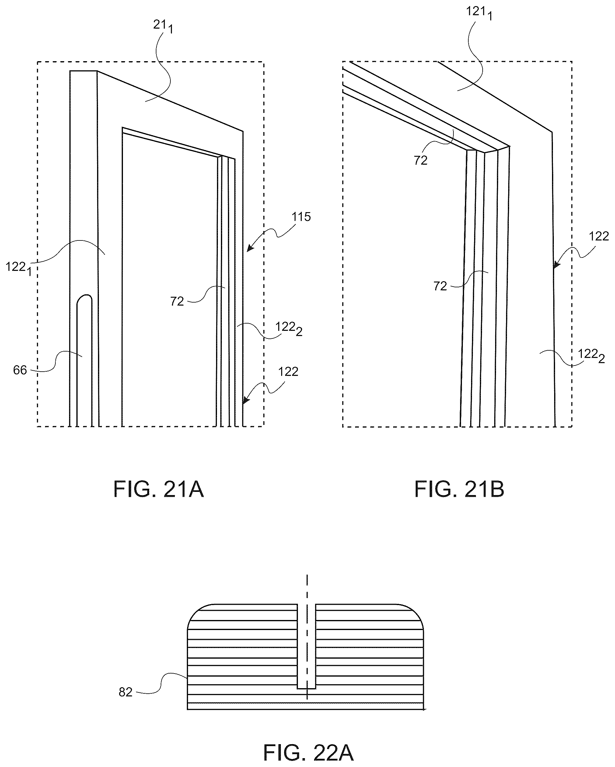 Patent US12492591 Figure 18 – Door system with wire harness routed inside of door and outer door frame for connection with electric devices