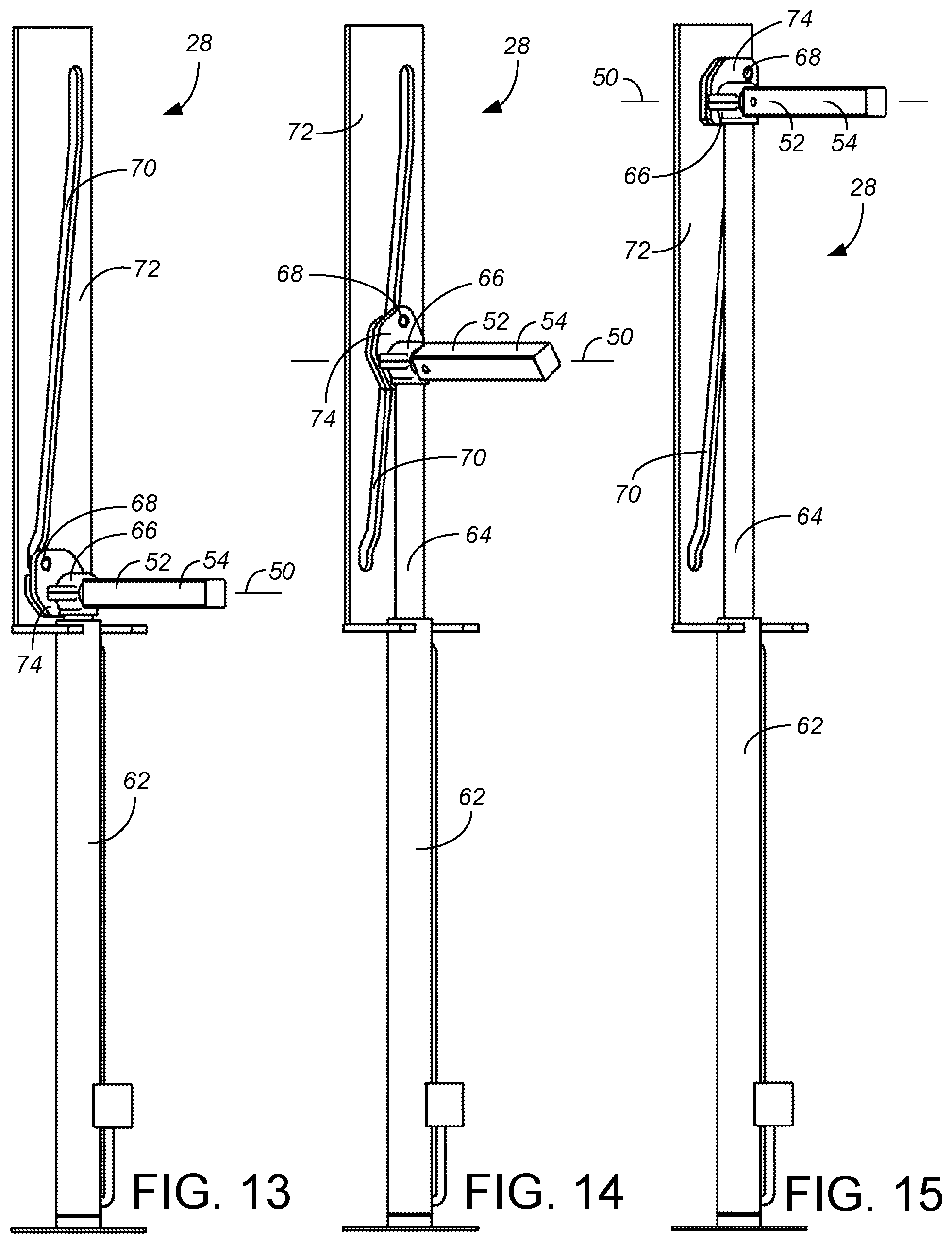 Patent US12492592 Figure 6 – Pivoting garage door