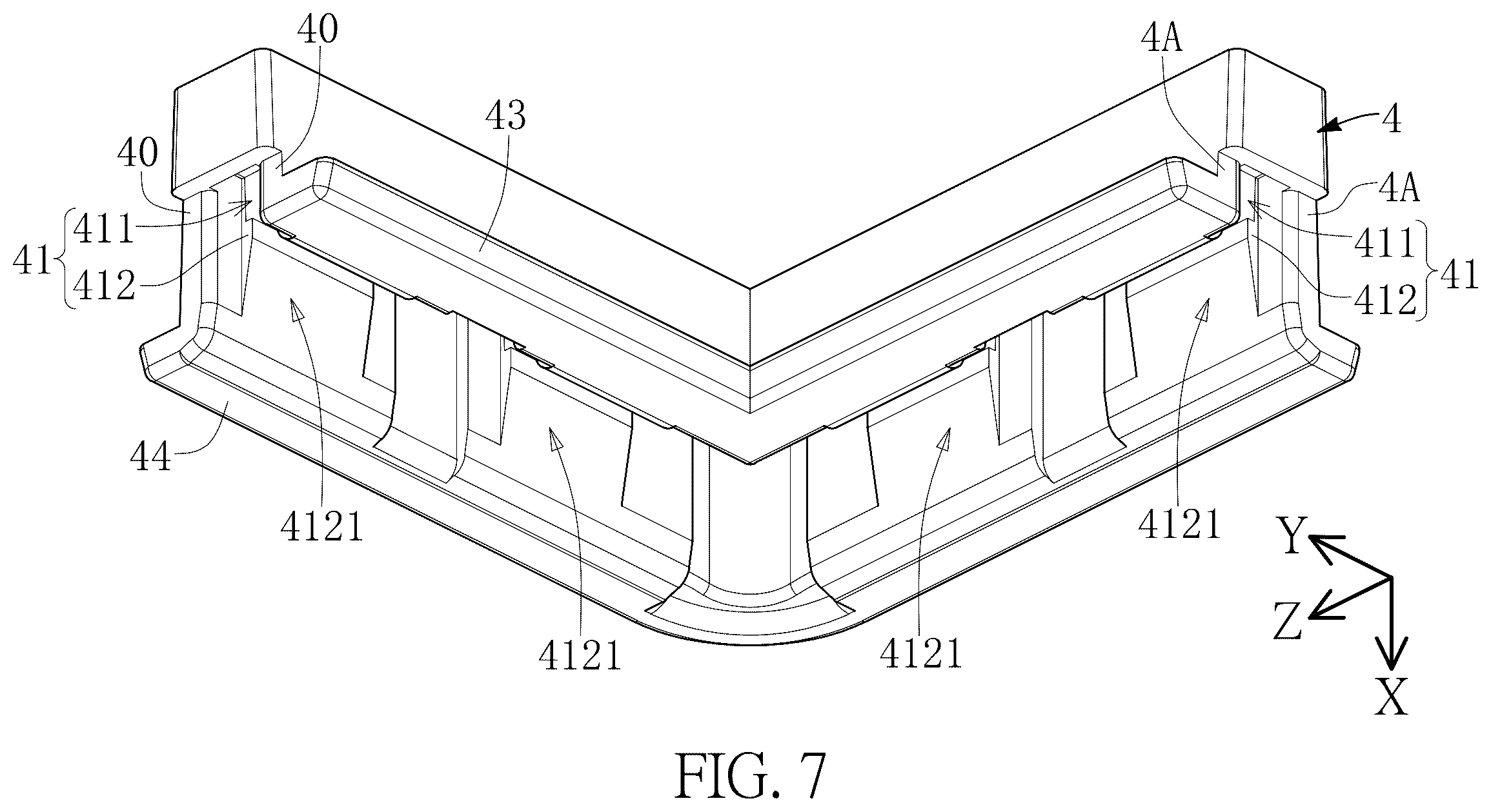 Patent US12492593 Figure 7 – Assembled door