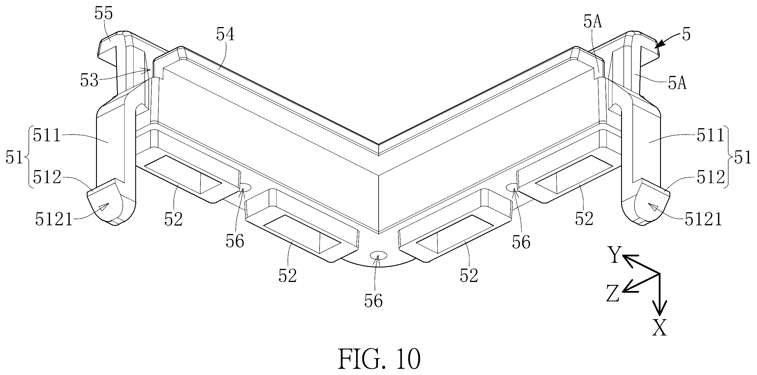 Patent US12492593 Figure 10 – Assembled door