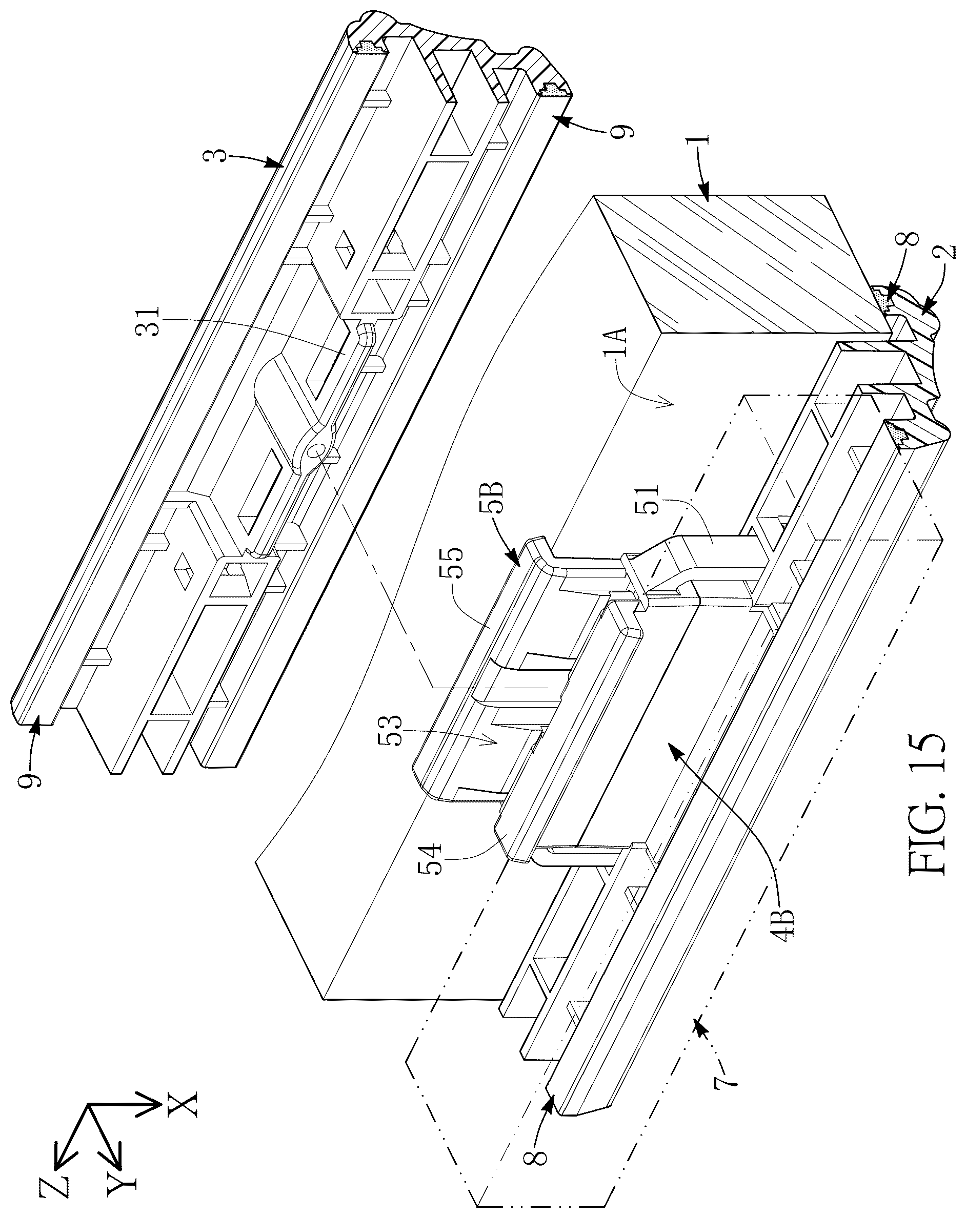 Patent US12492593 Figure 15 – Assembled door