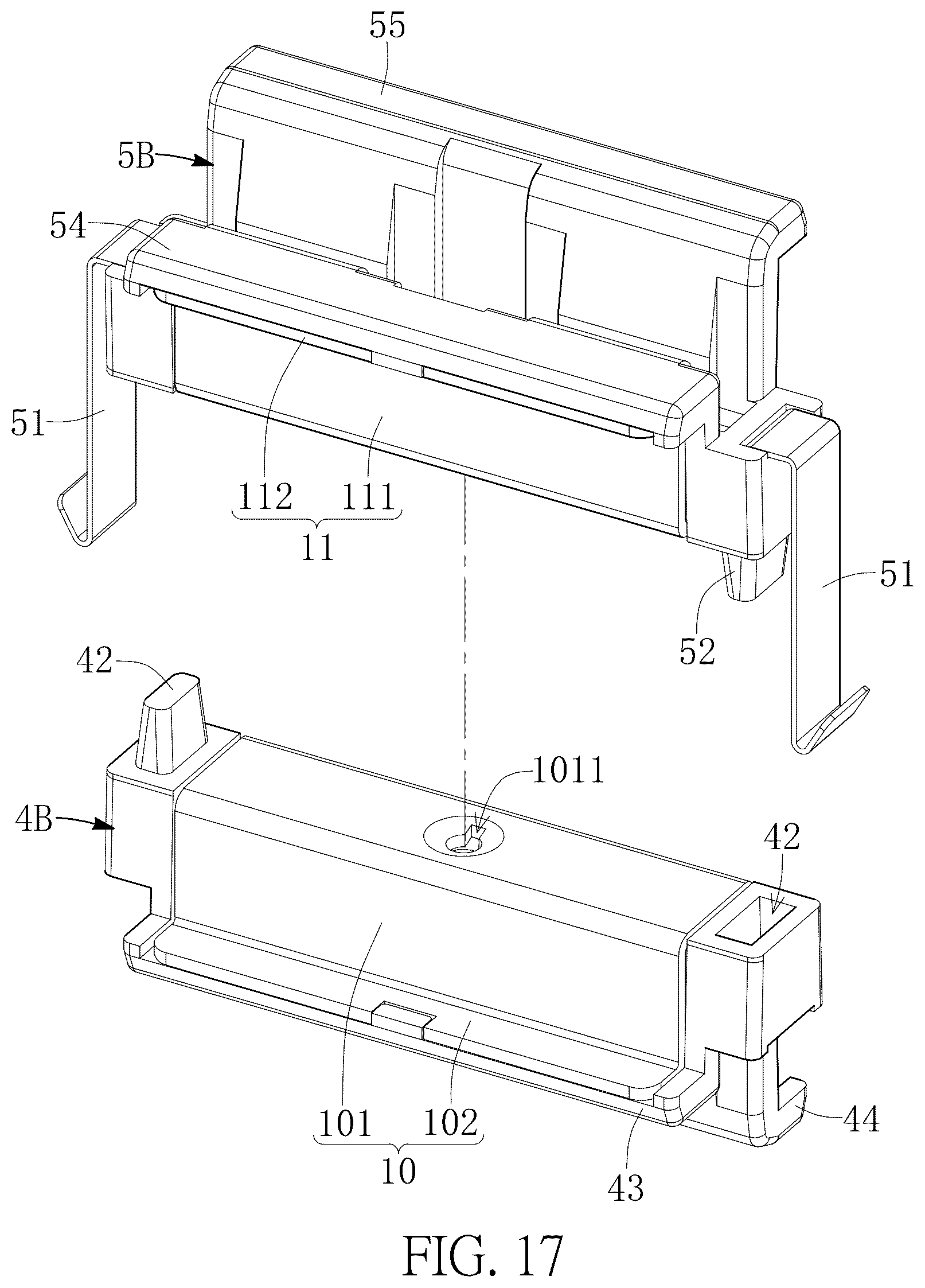 Patent US12492593 Figure 17 – Assembled door
